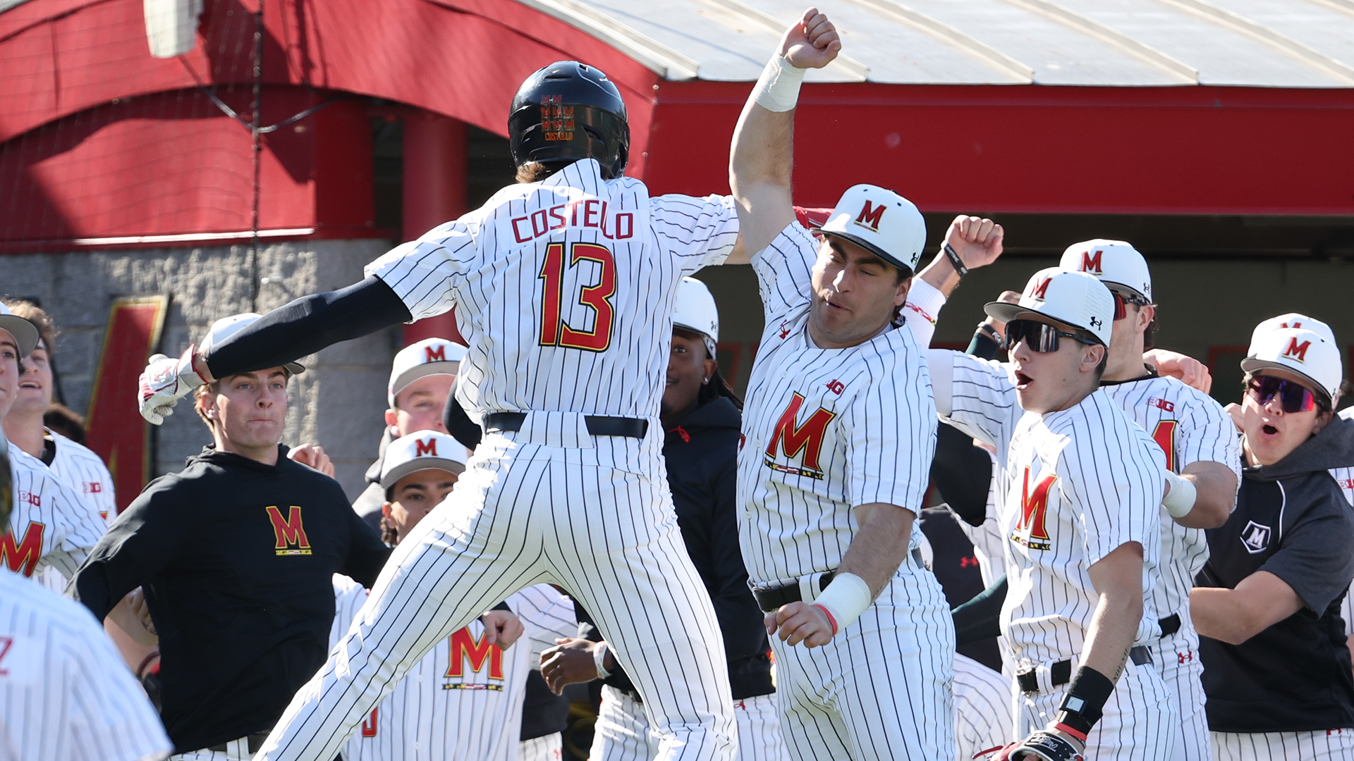 Ryan Costello Celebrates a Grand Slam Against Wagner