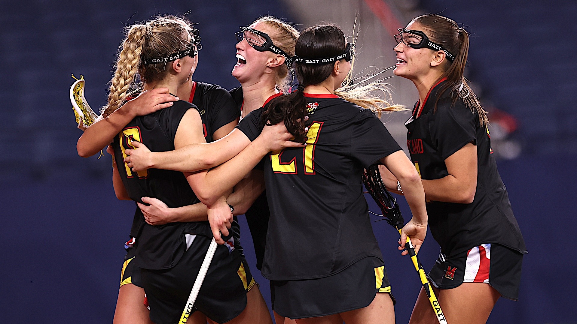 Women's Lacrosse Celebration at Syracuse