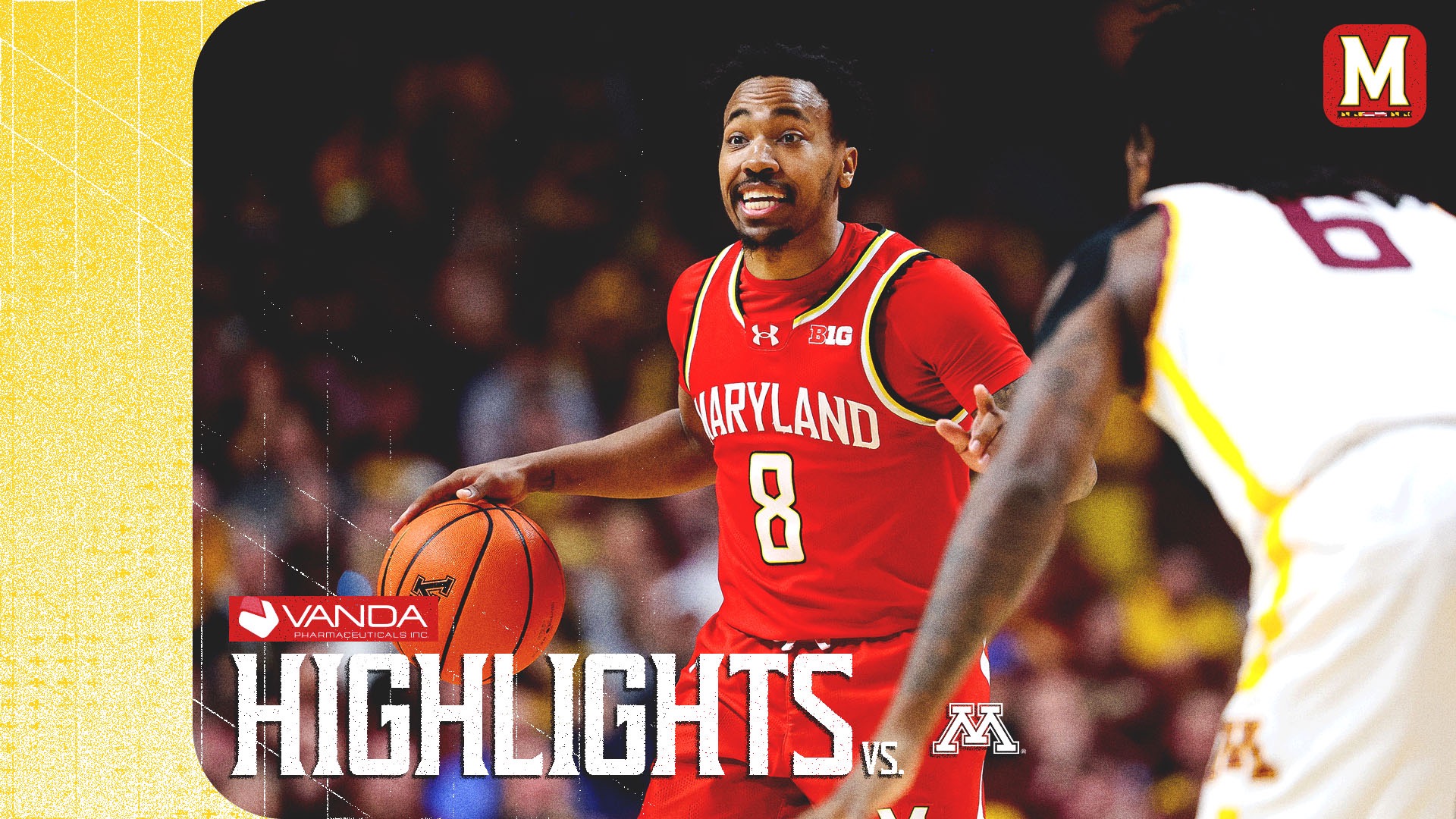 Men's Basketball Highlights Cover Graphic at Minnesota
