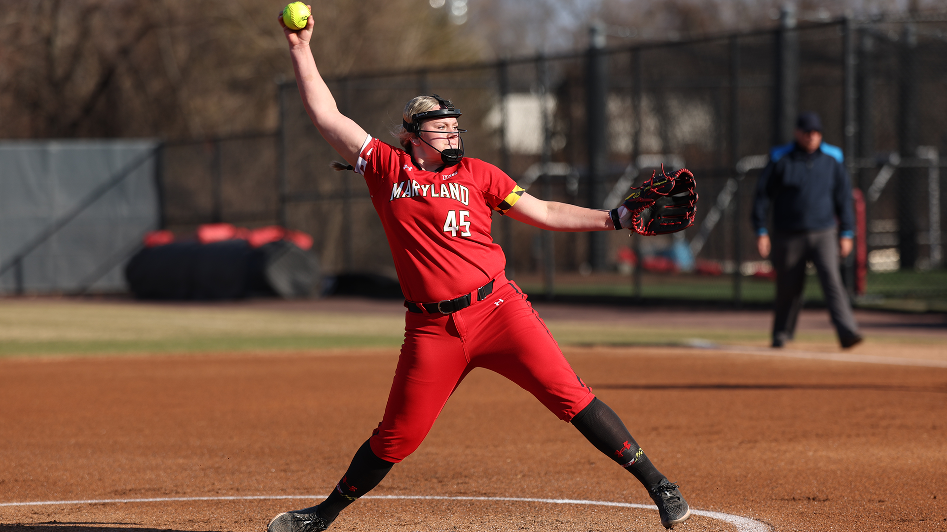 Elisea Wiegand Pitches Against UMBC