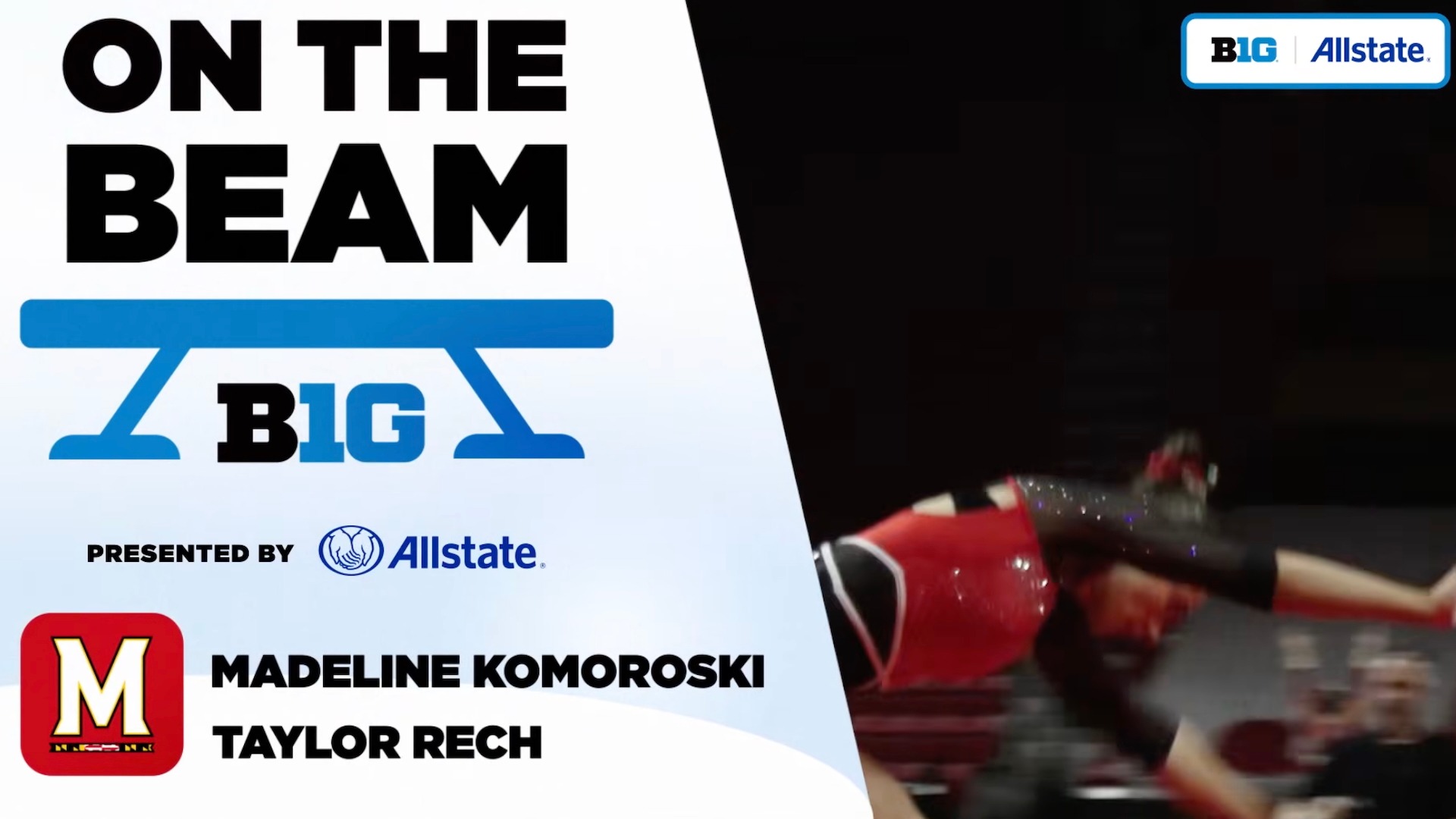 Spotlighting Madeline Komoroski & Taylor Rech | Maryland Gymnastics | On The Beam