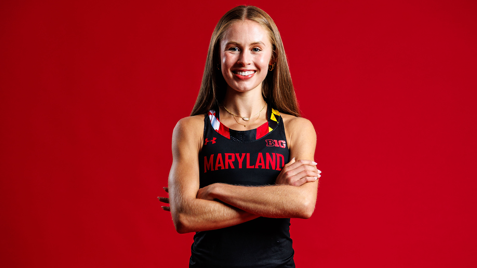 Eva Rogers poses at Maryland content day