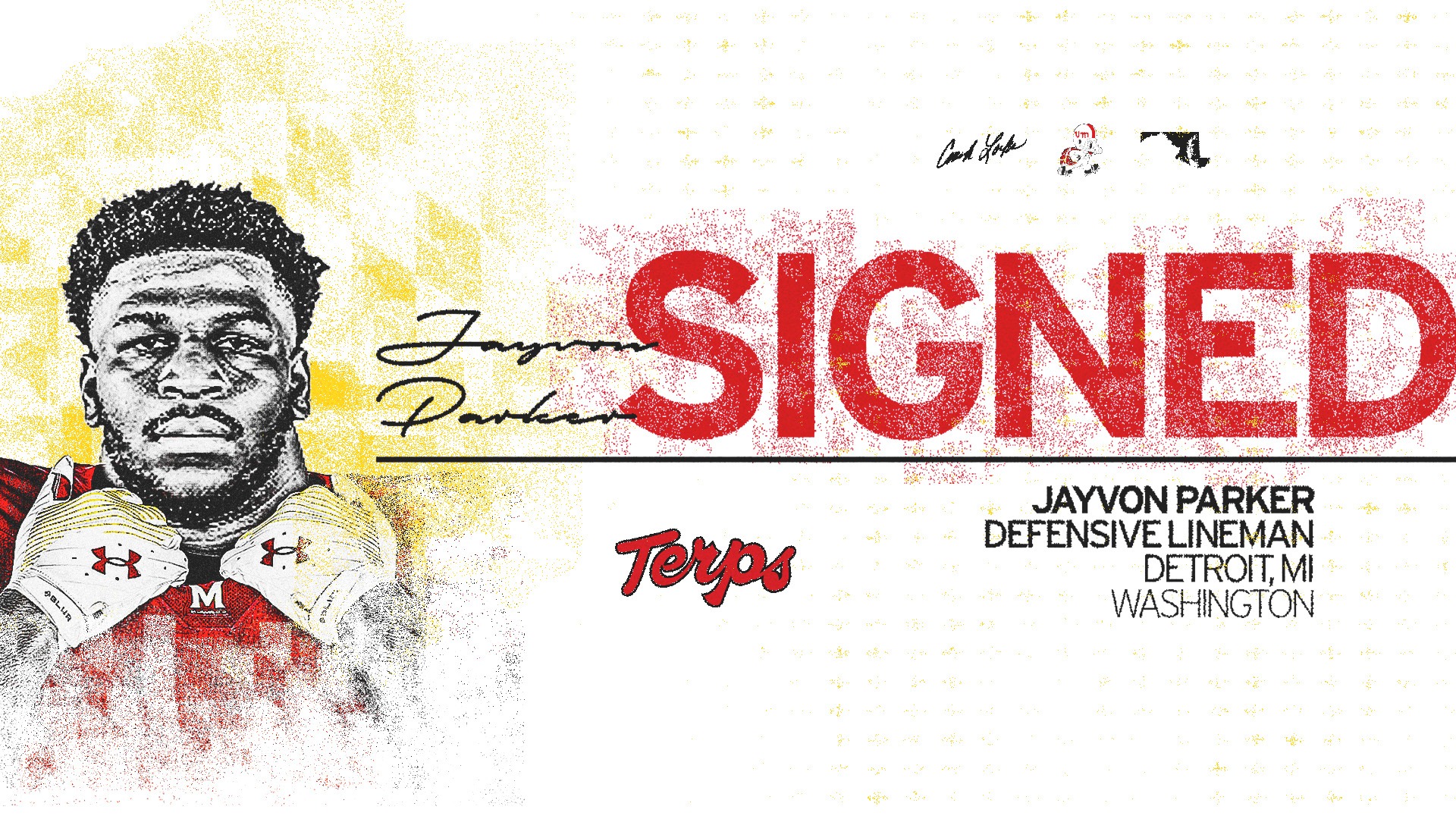 Jayvon Parker signing day graphic