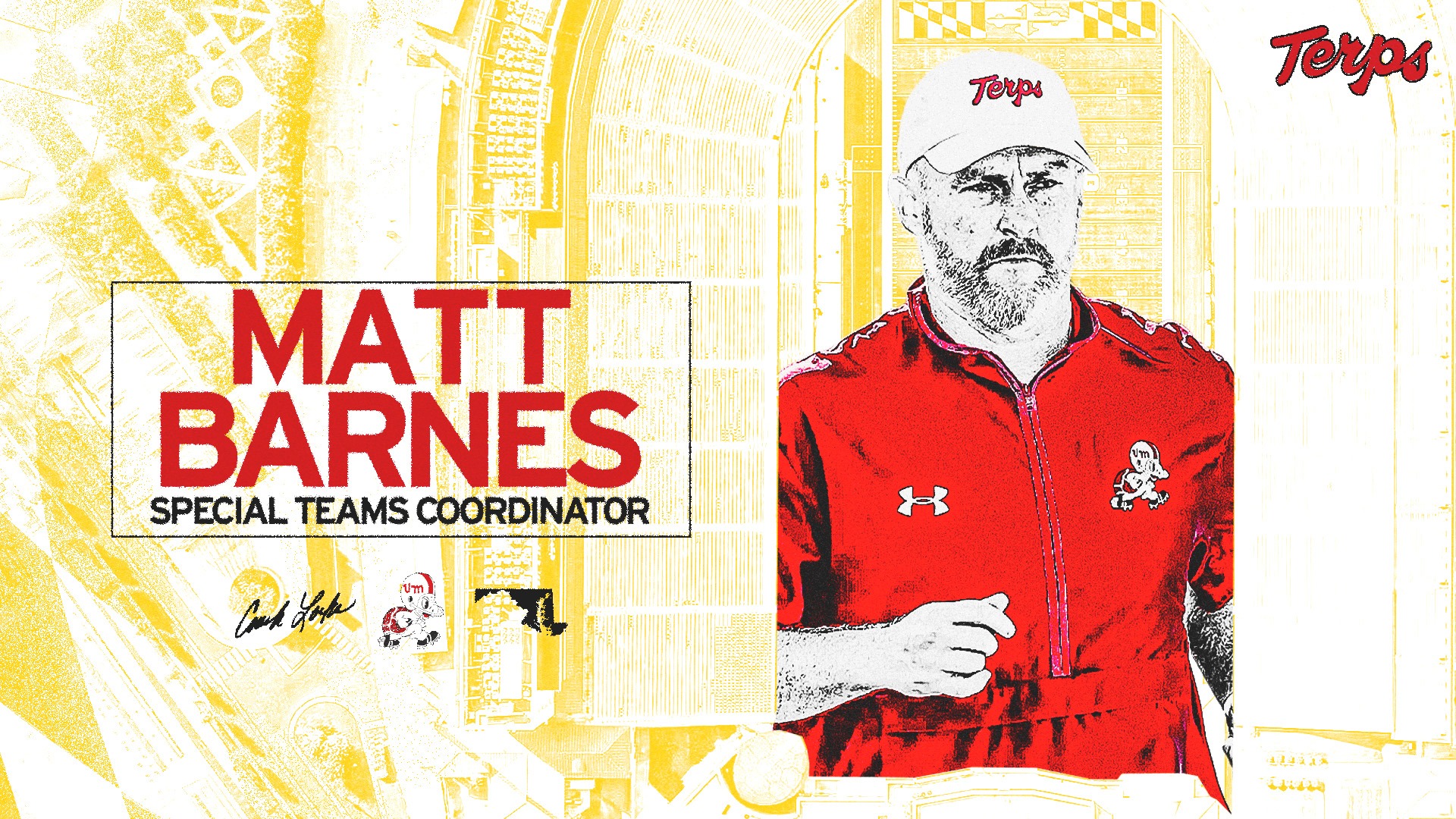 Matt Barnes Special Teams Coordinator Graphic