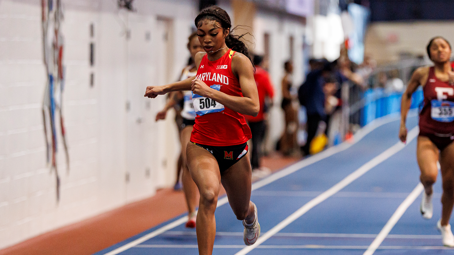 Naaema Robinson competes at the Dr. Sander Scorcher