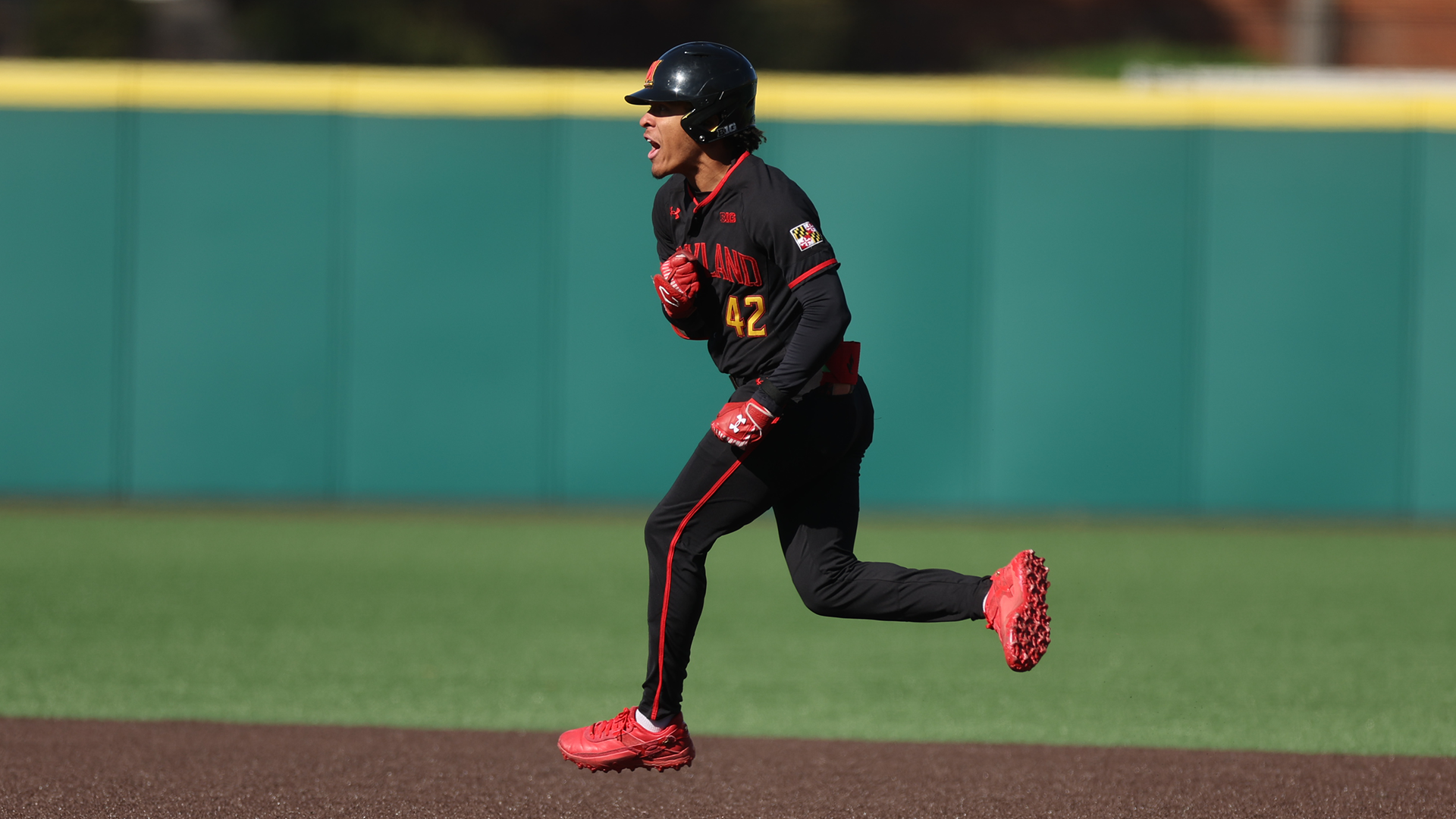 Brayden Martin Celebrates a Homer Against USC