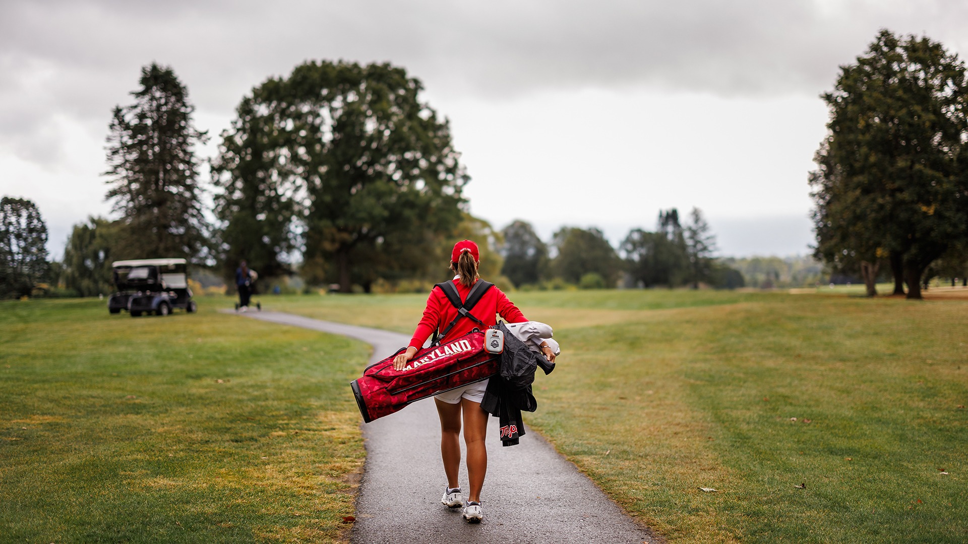 Chananyu Chowiwattana walks on the golf course