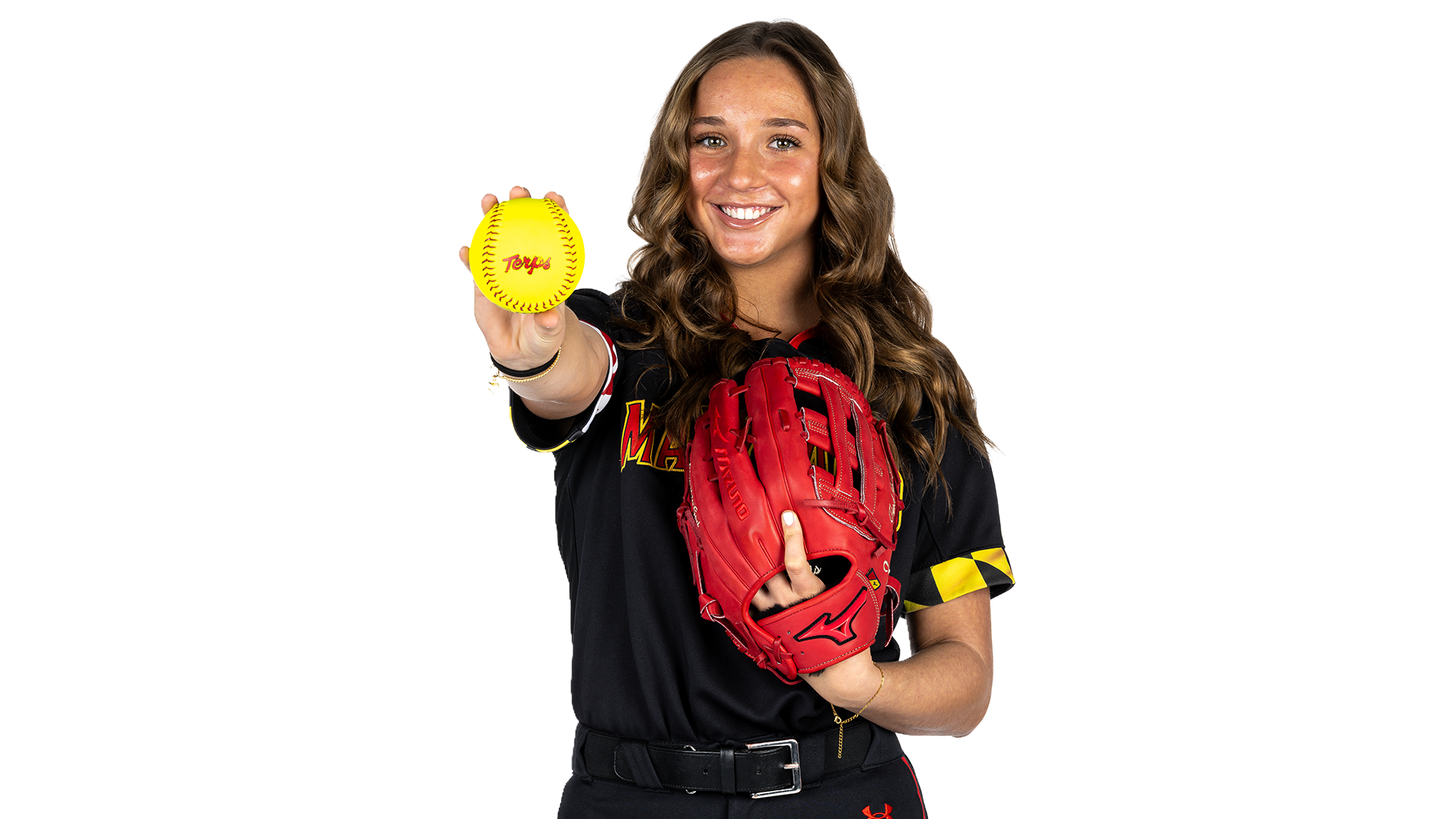 Bailey Murphy white background posed action shot