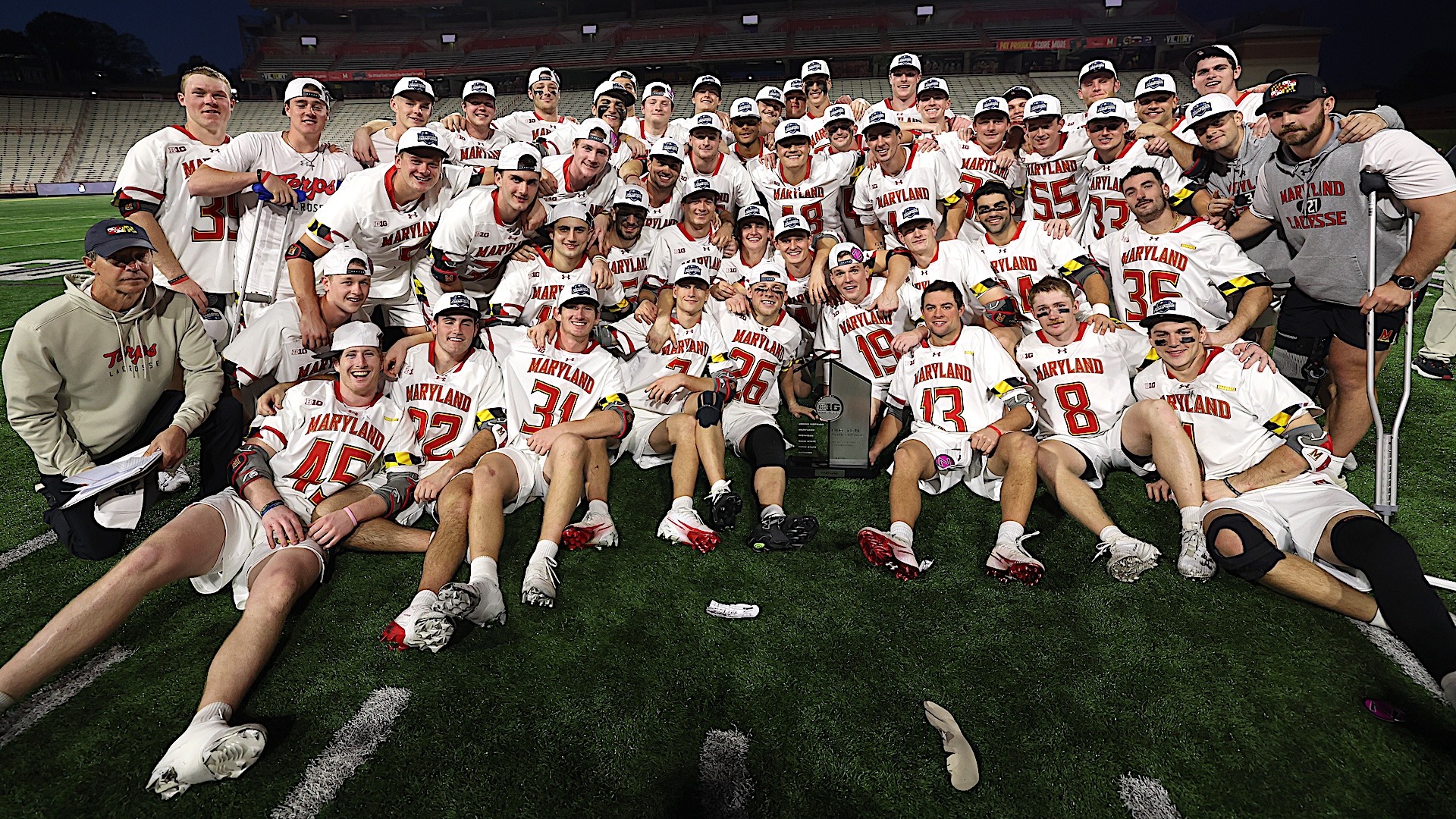 Maryland Men's Lacrosse Big Ten Champs
