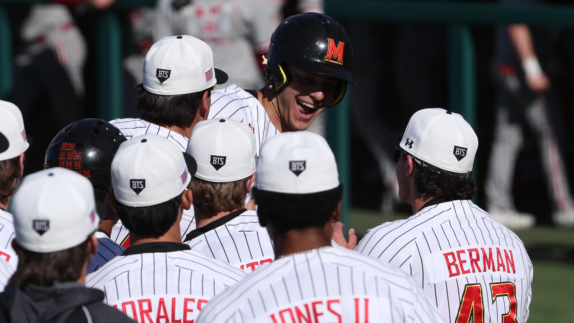 Devin Russell Celebrates a Homer Against Indiana