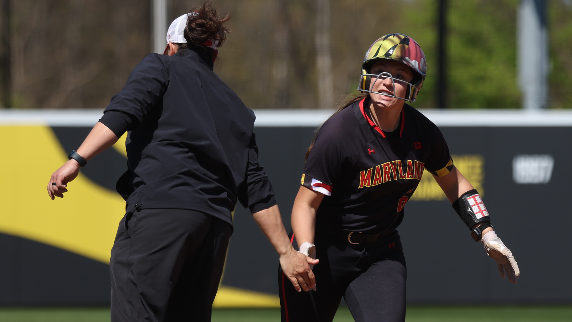 Zayda Rocke Celebrates a Homer Against Oregon