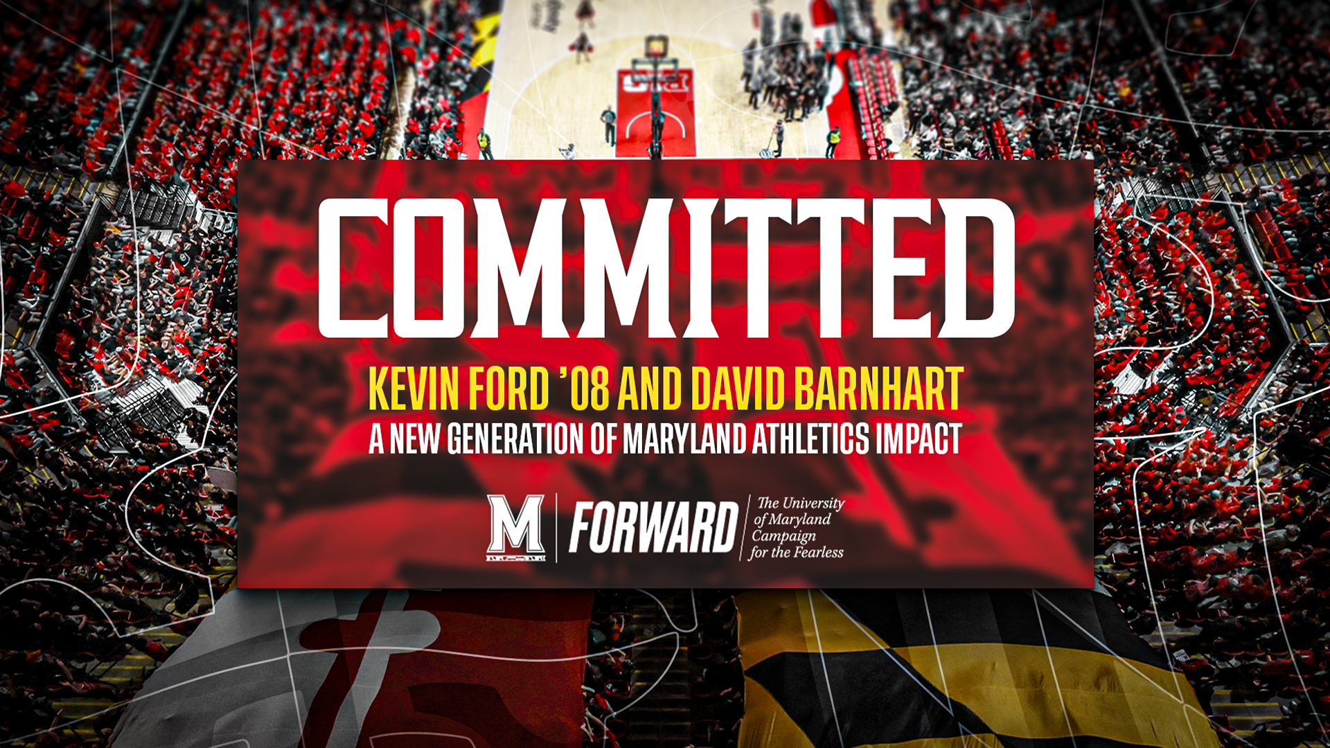 Kevin Ford and David Barnhart Become 1856 Society’s Youngest Athletics Donors, Sixth Maryland Athletics Letterwinners Members 