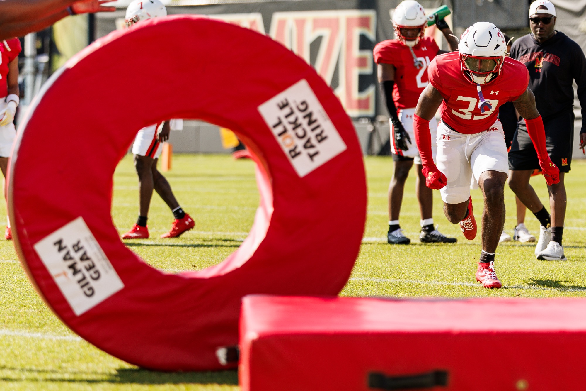 Practice #10 Spring football 2026 Messiah Delhomme