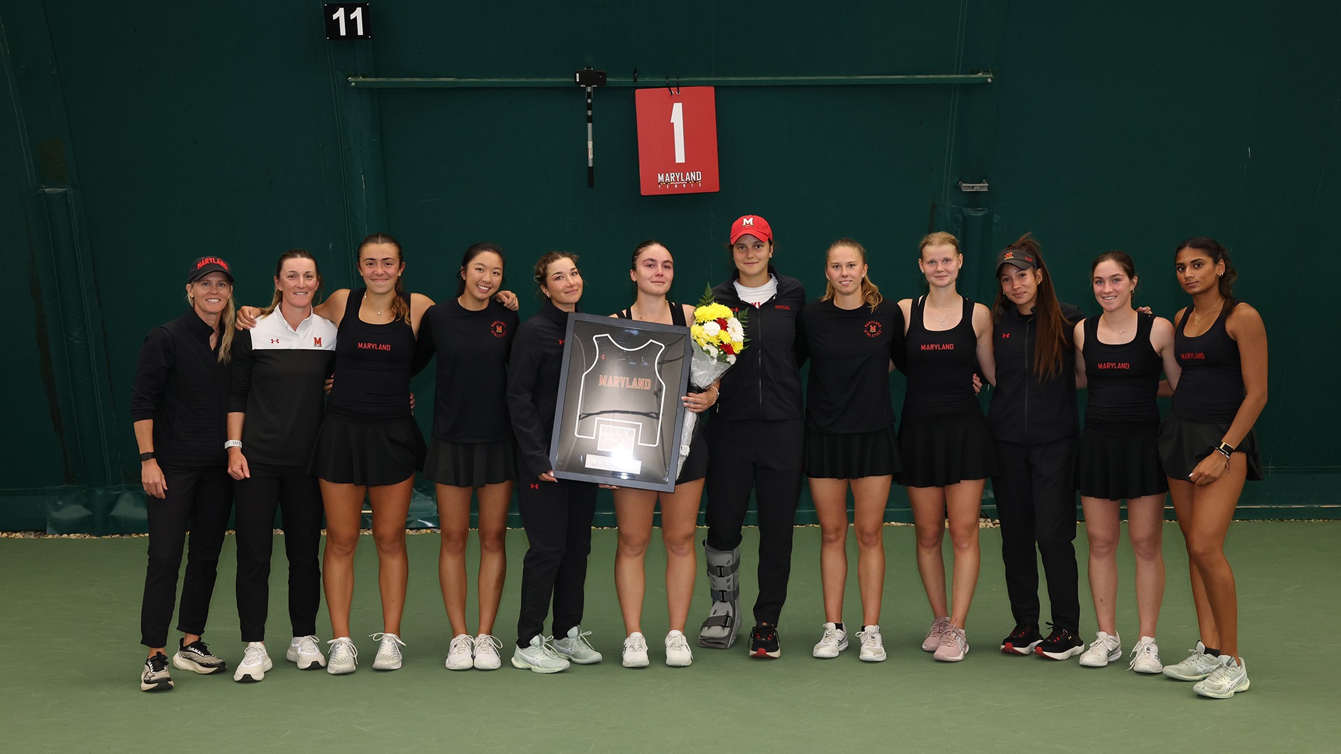 Maryland women's tennis on senior day