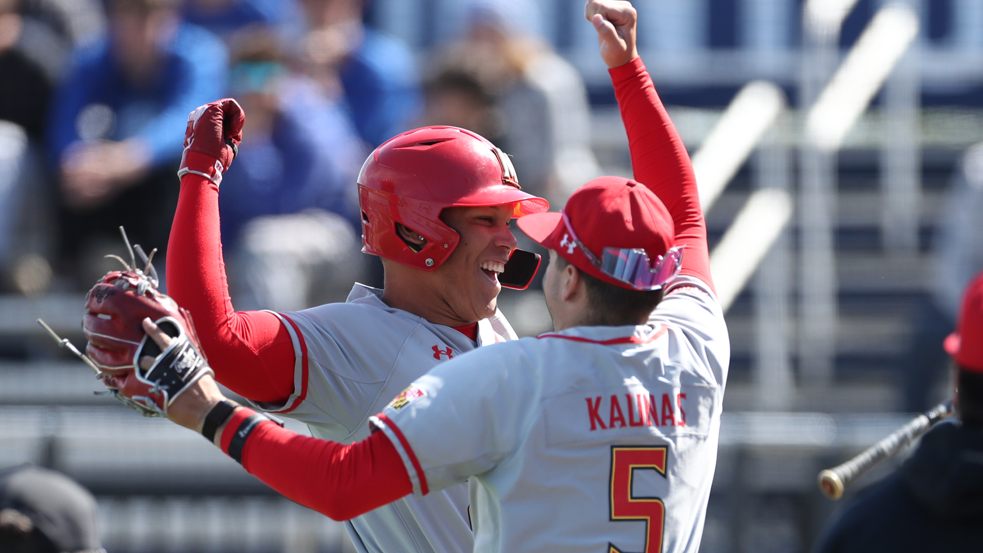 Maryland Celebrates a Homer Against Mount St. Mary's