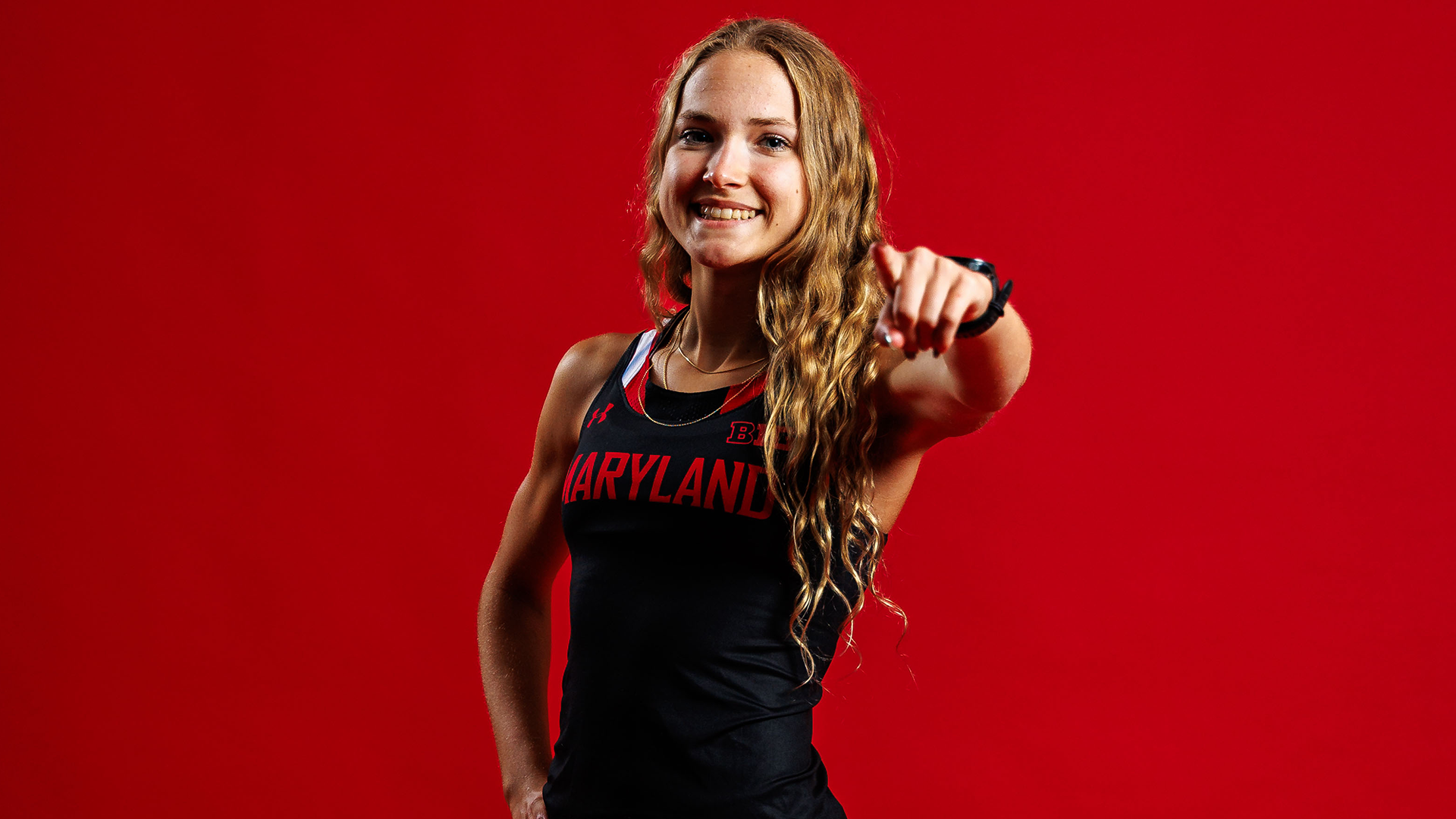 Rose Coats poses at Maryland content day