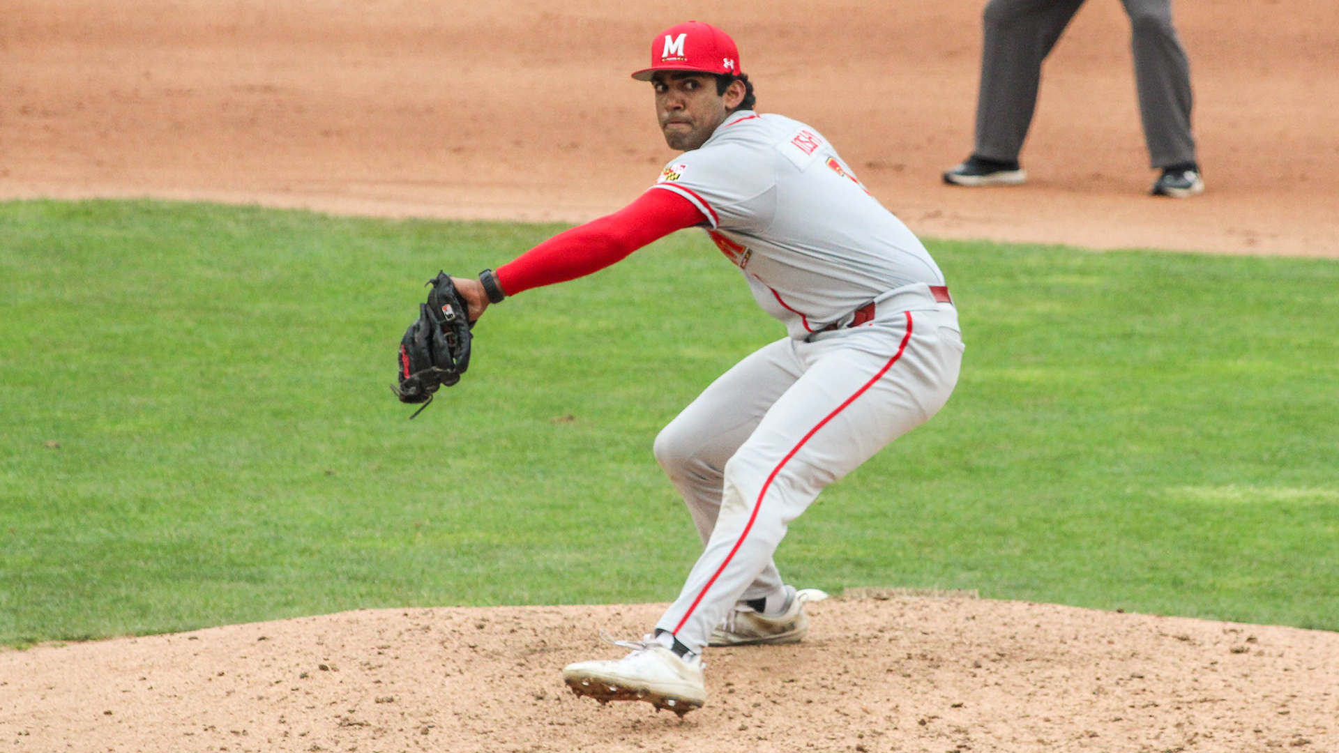 Andrew Koshy Pitches Against Michigan State
