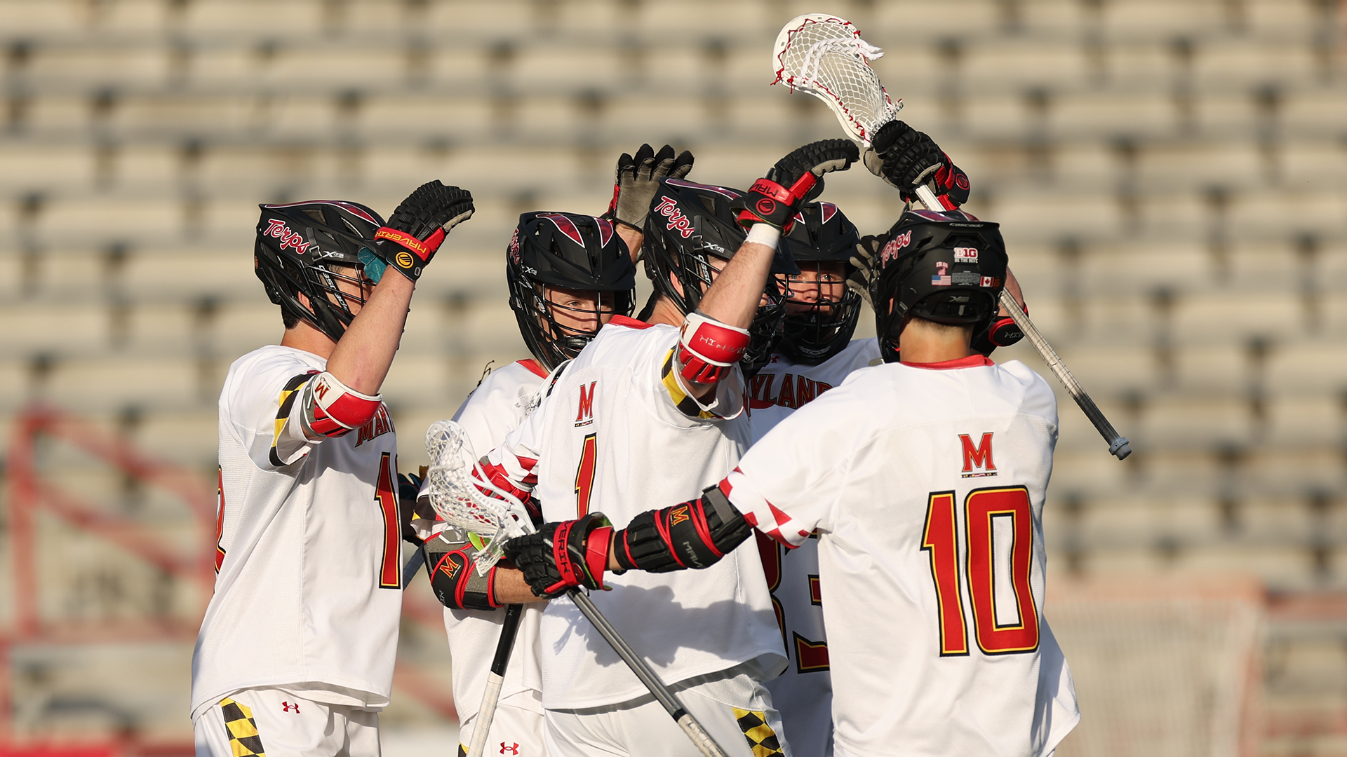 Maryland Celebrates a Goal Against Ohio State