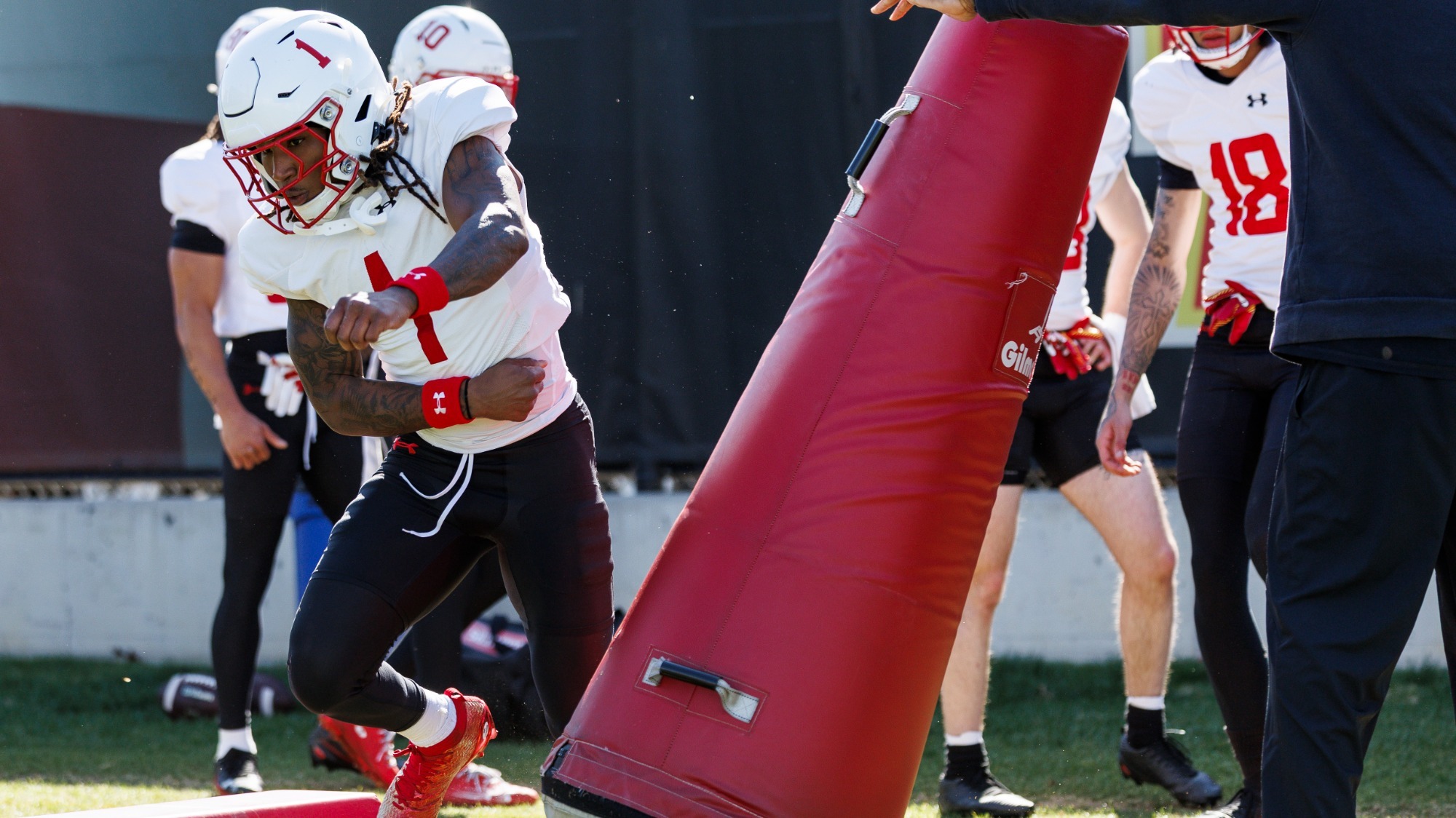 Na'eem Abdul-Rahim Gladding at spring practice #7