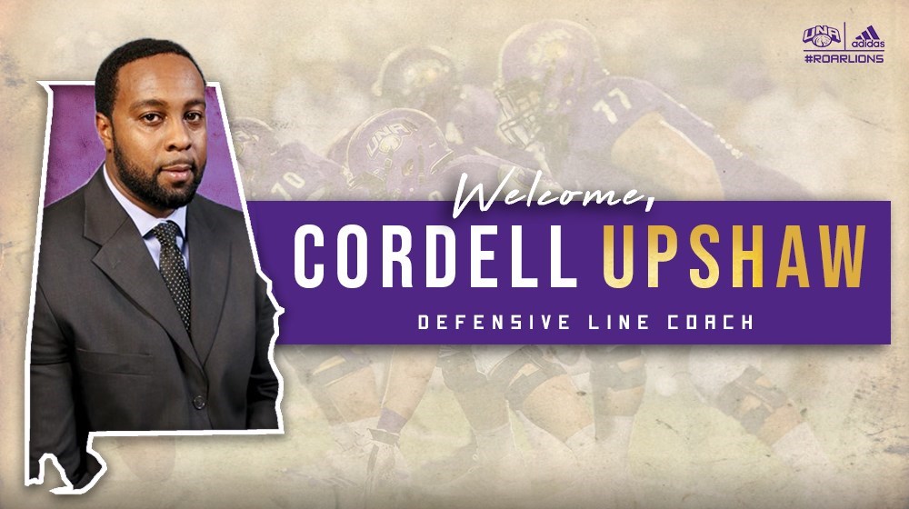 CORDELL UPSHAW JOINS UNA FOOTBALL STAFF University of North Alabama