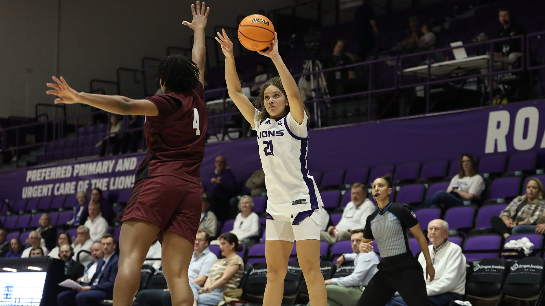 Gabby Jackson going for a shot attempt against EKU on January 8, 2026