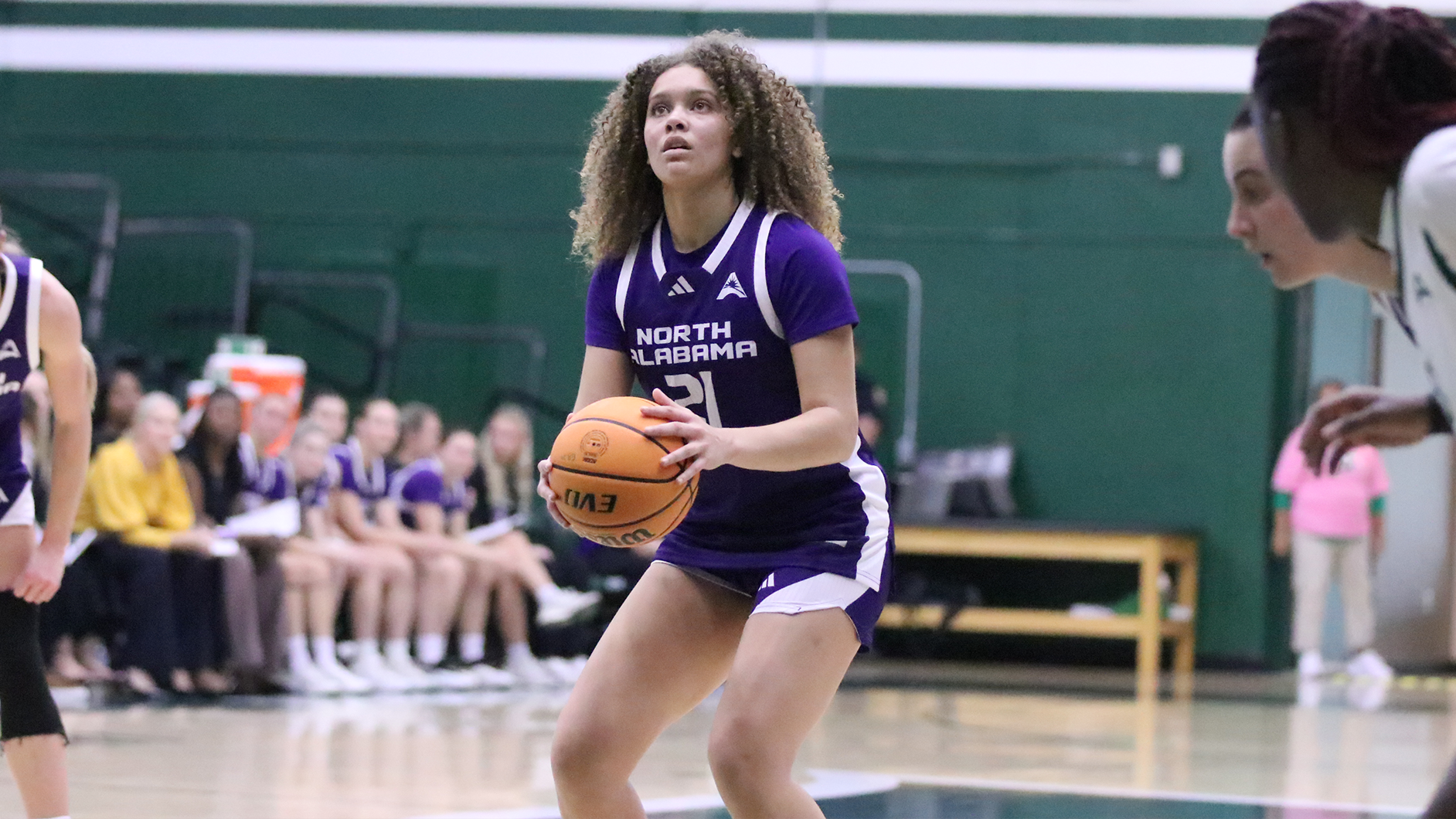 Gabby Jackson taking a free throw against Stetson on January 3, 2026