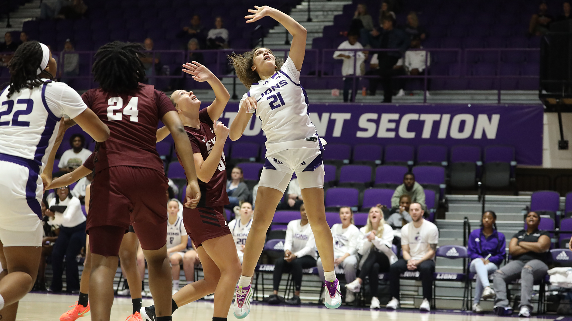 Gabby Jackson against EKU at home on January 8, 2026