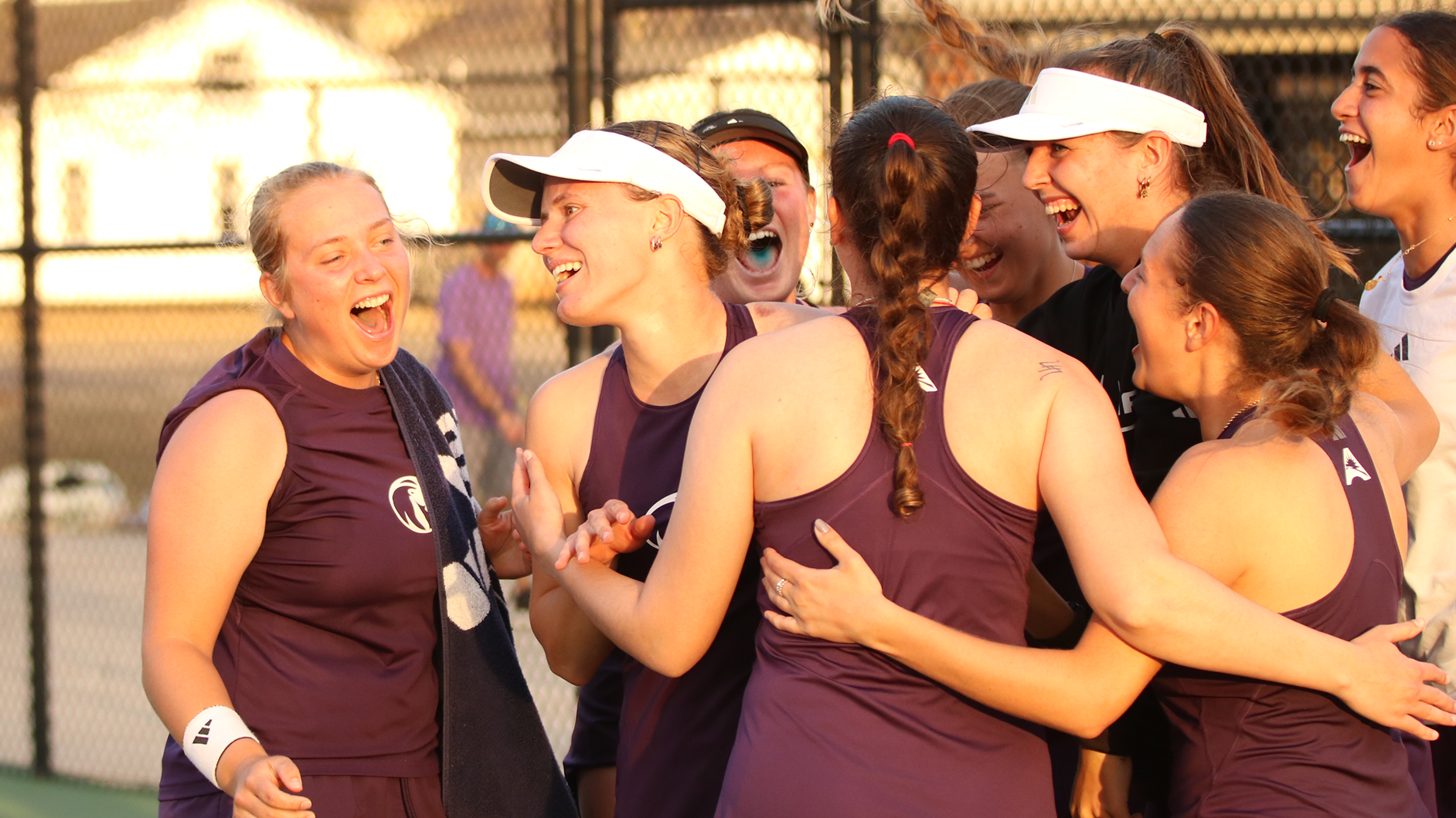 Emma Ansorge after clinching a home win vs. Troy on March 6, 2026