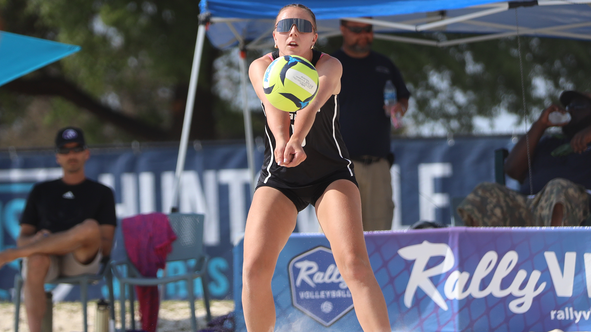 Audrey Gauthier against FGCU at the ASUN Tournament on April 23, 2026