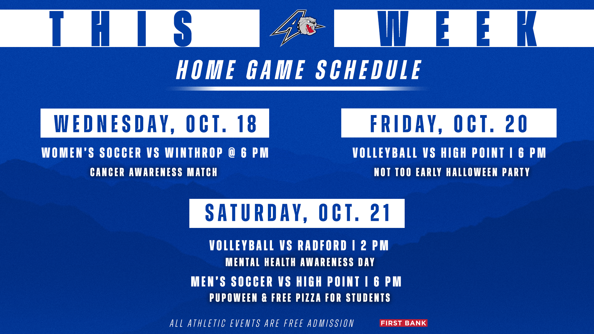 This Week in Bulldog Athletics (Oct. 2-8)