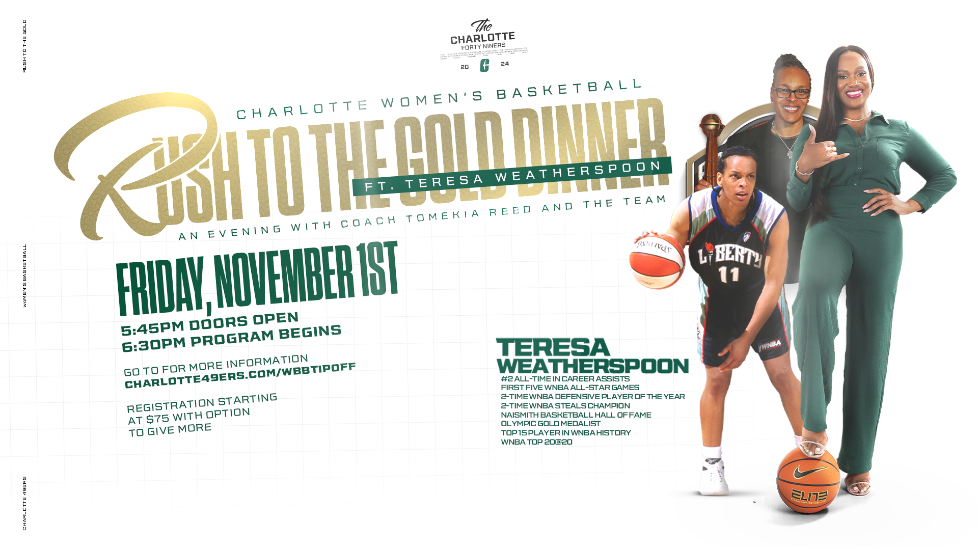 Charlotte and UNC Asheville to Play at Kimmel Arena on November 15th