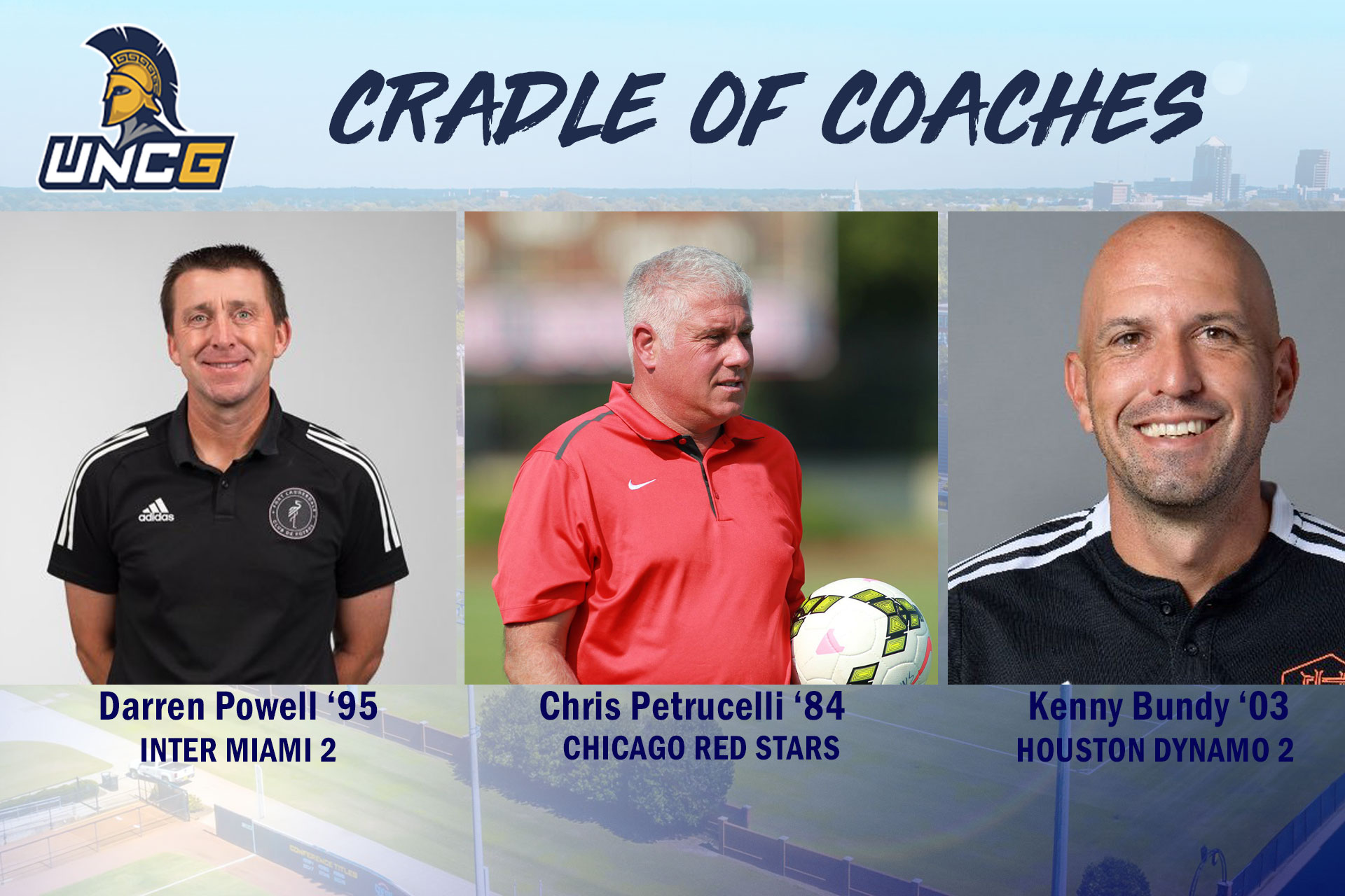 Trio of UNCG Men's Soccer Alums Are Continuing To Grow The Game UNC