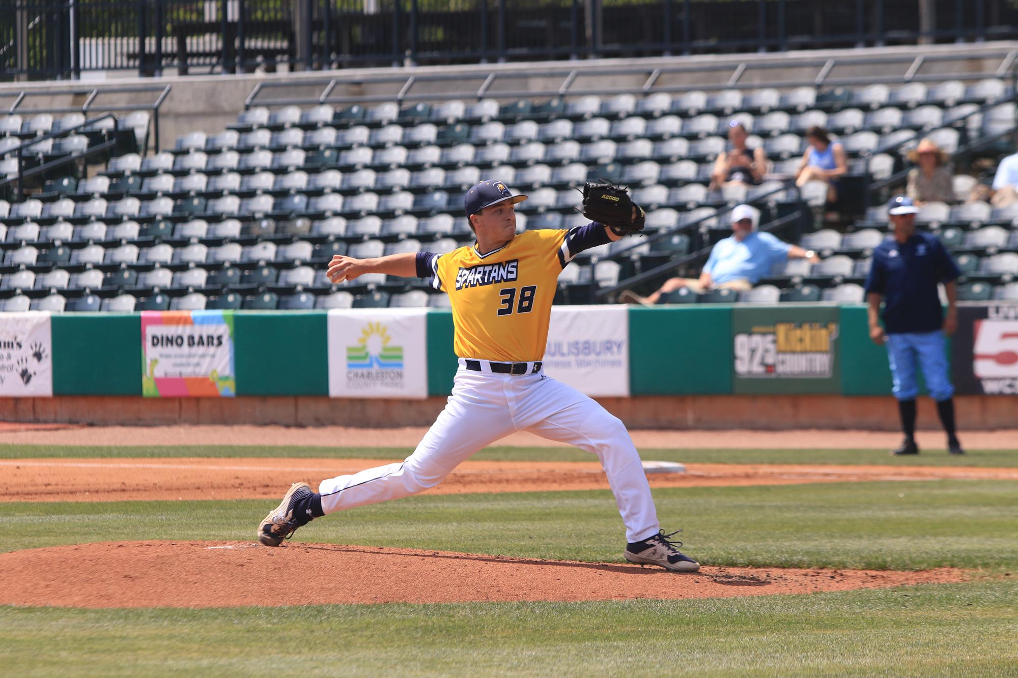 Parsley Pitches Career First Complete Game Shutout UNC Greensboro