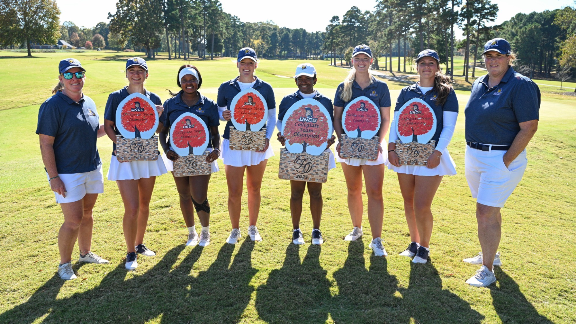 WGolf UNCG Collegiate champions