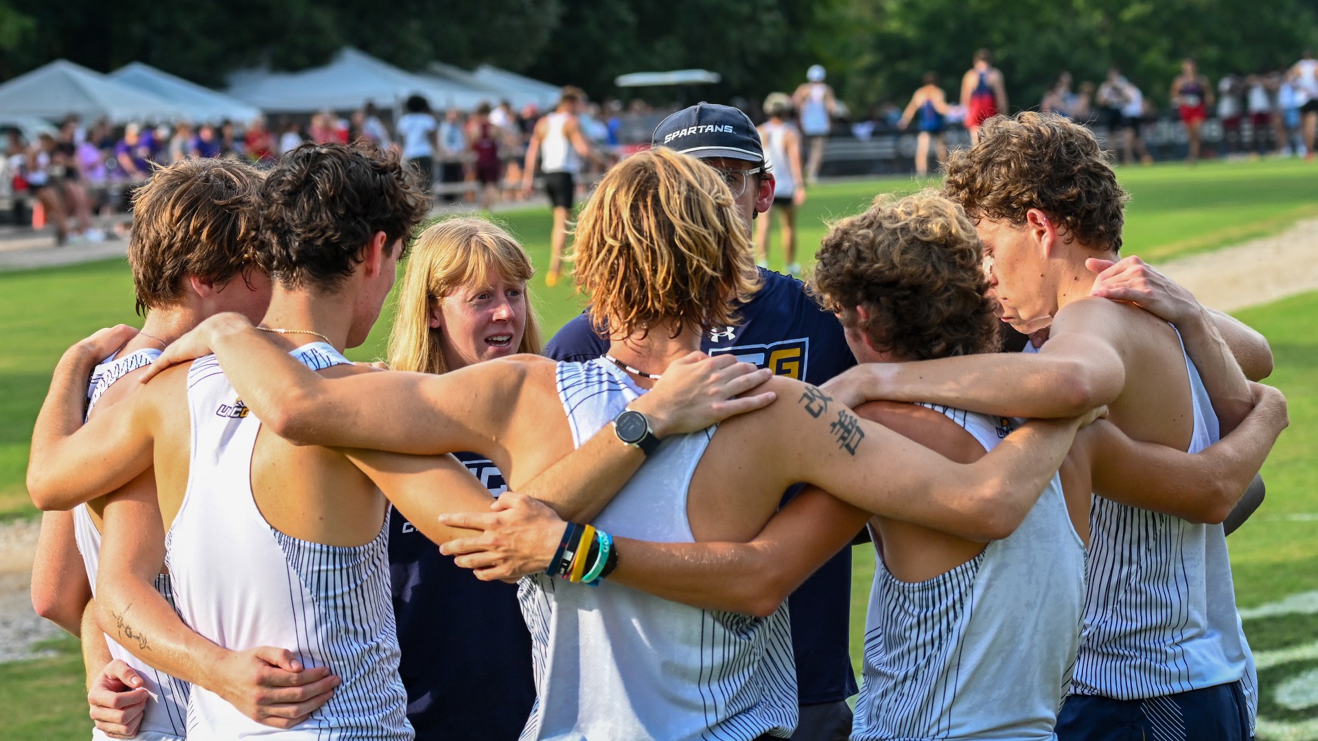 Men's Cross Country before the Adidas XC Challenge