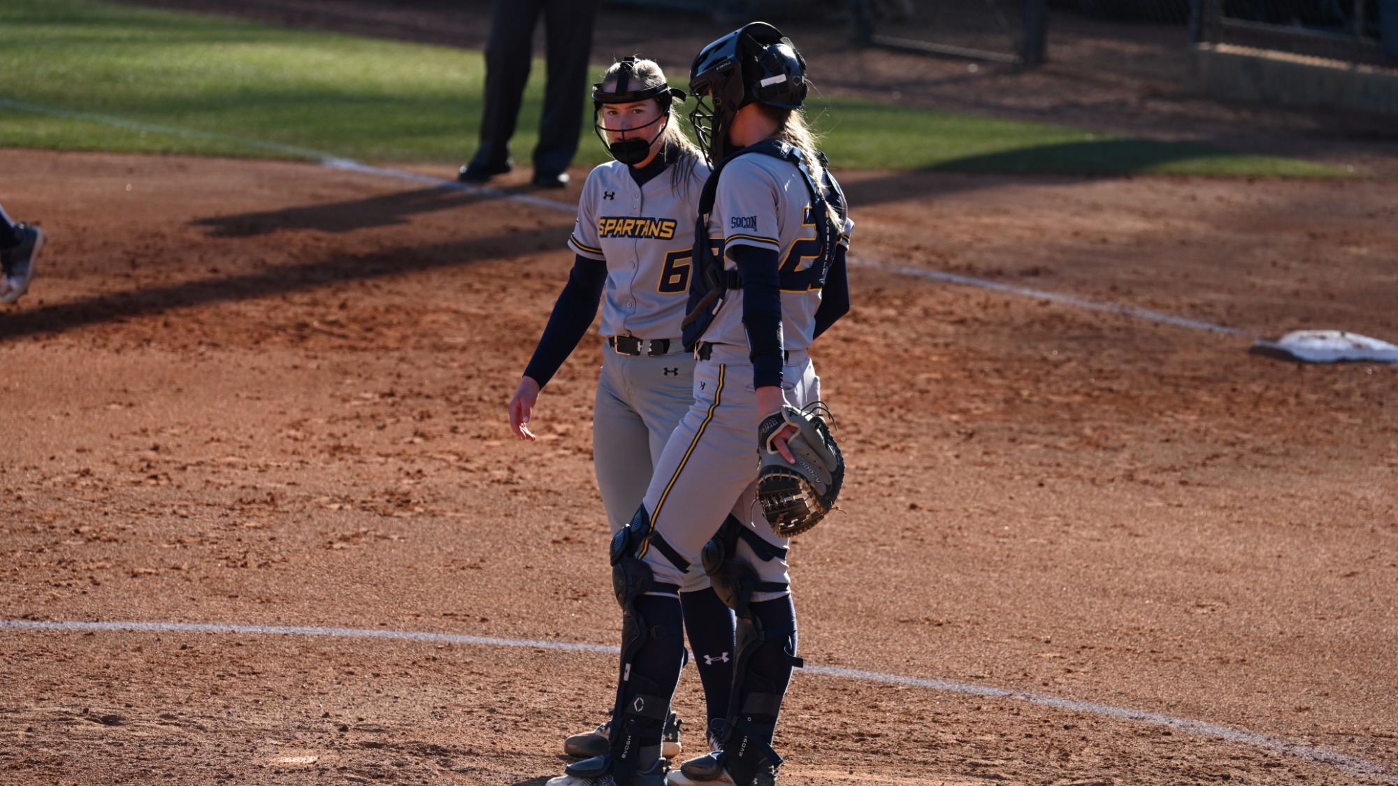 Softball mound visit
