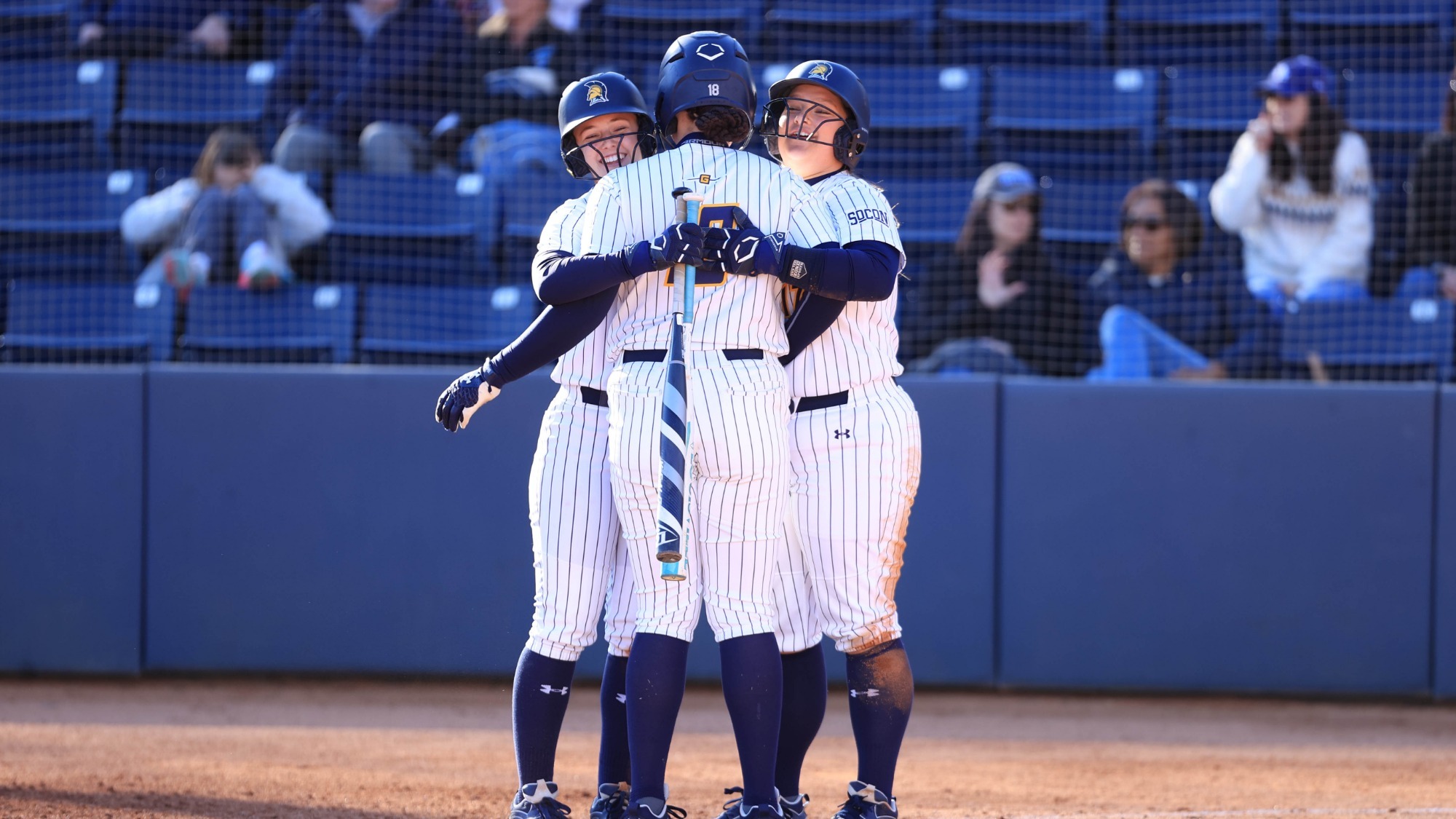 Softball celebration