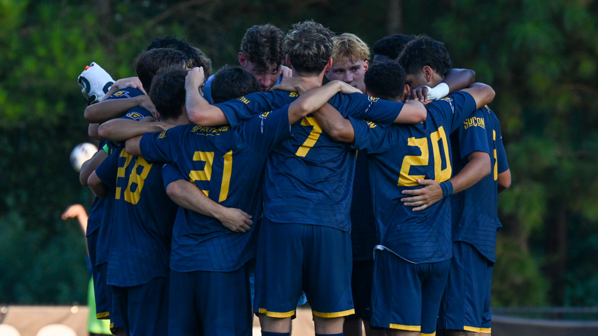 Men's Soccer pregame against Davidson