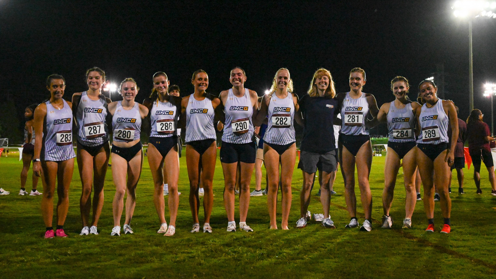 Women's XC at Elon Friday Night Lights