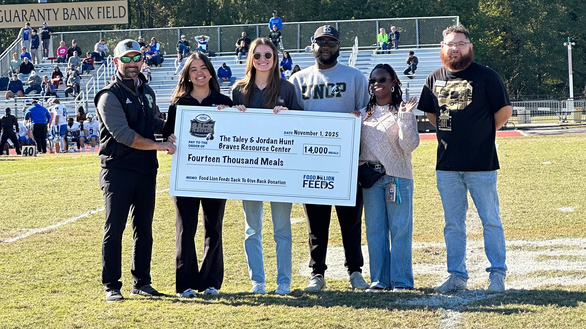 Football Sack To Give Back Presentation 2025