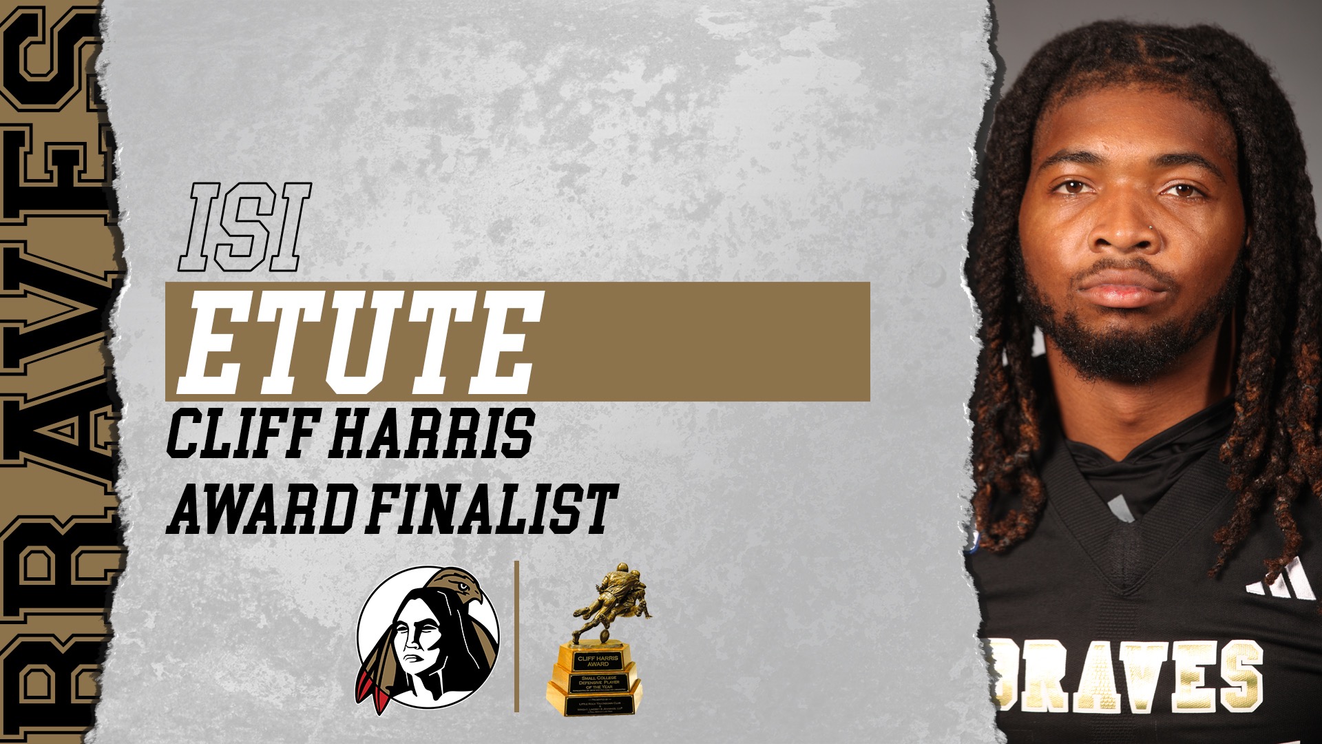 Cliff Harris Award Finalist - Isi Etute 