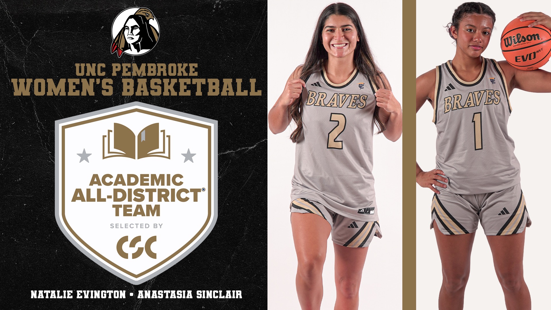 Women's Basketball CSC Academic All-District 2025-26
