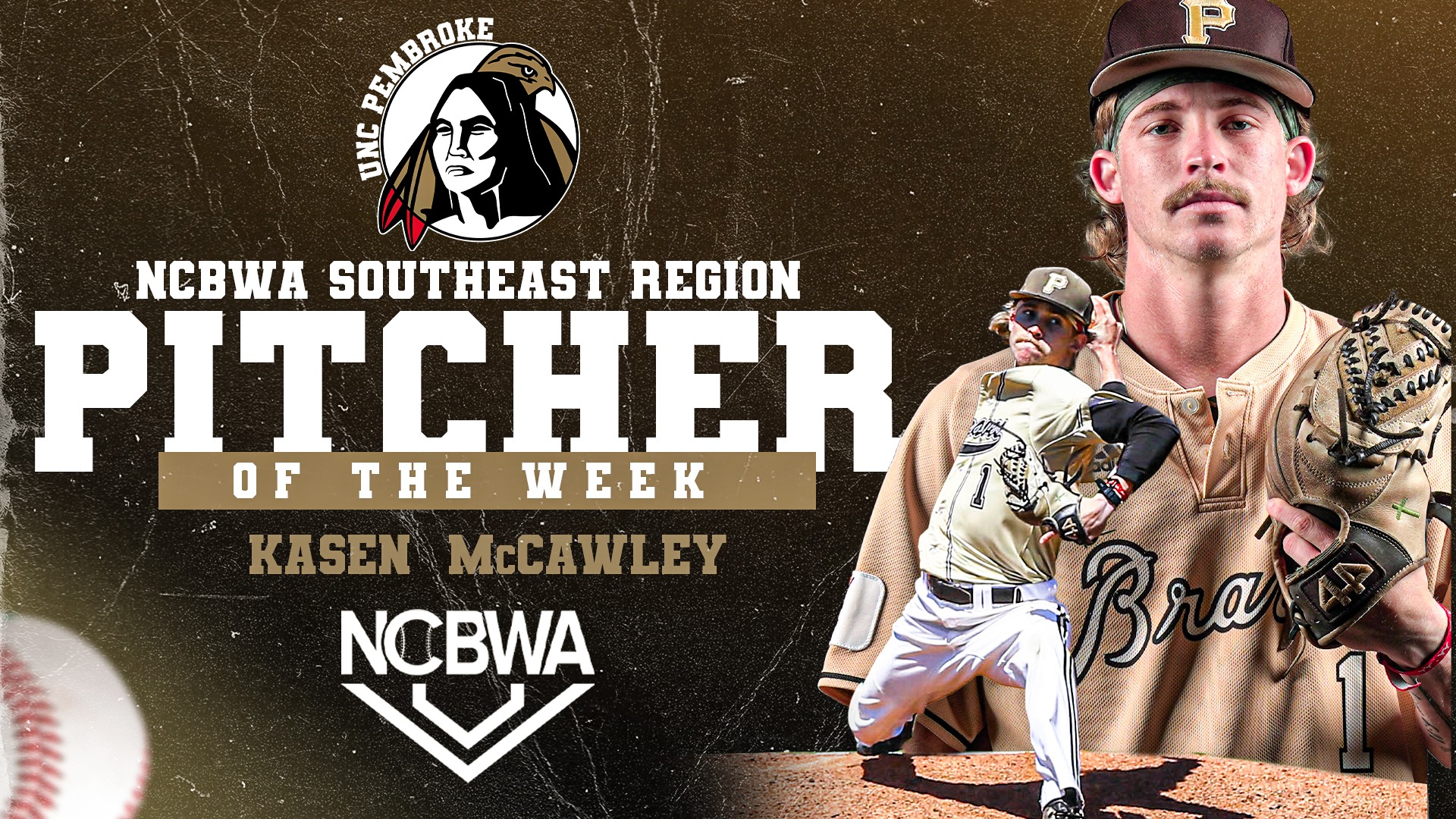 Kasen McCawley NCBWA Region Pitcher of the Week