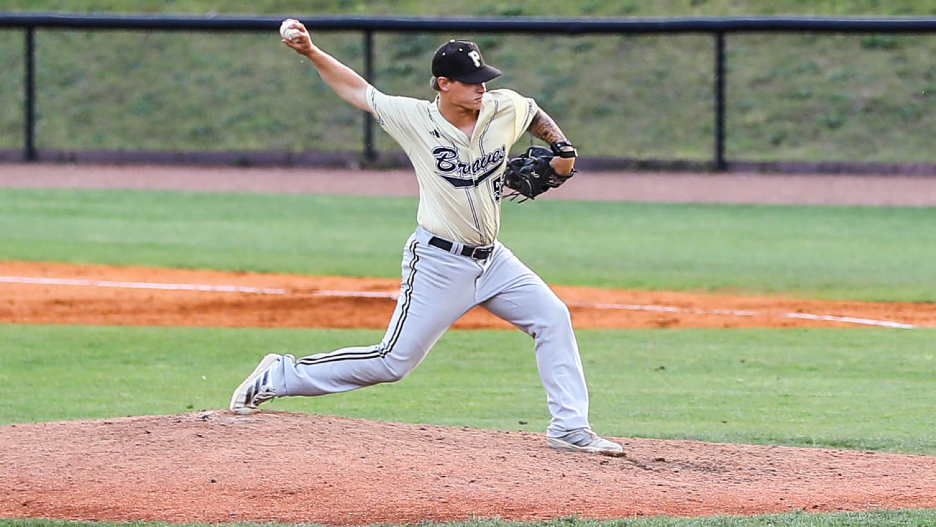 Jarred Lindholm Throws a Pitch