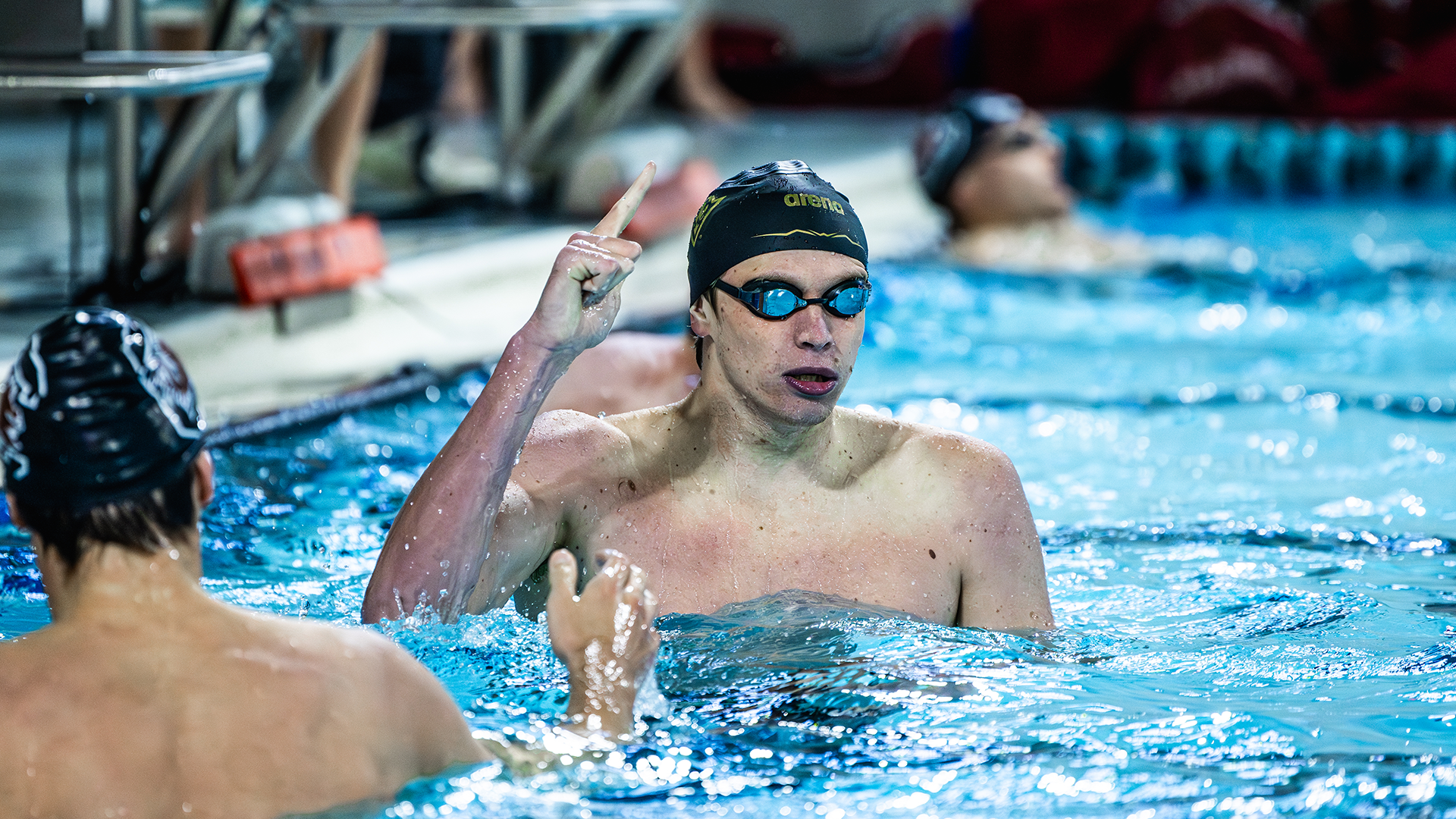 Carrico swimming against South Carolina