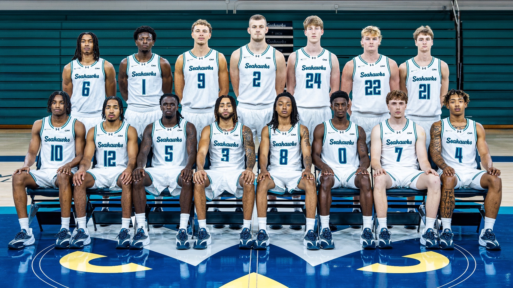2026-27 UNCW Men's Basketball Team Photo