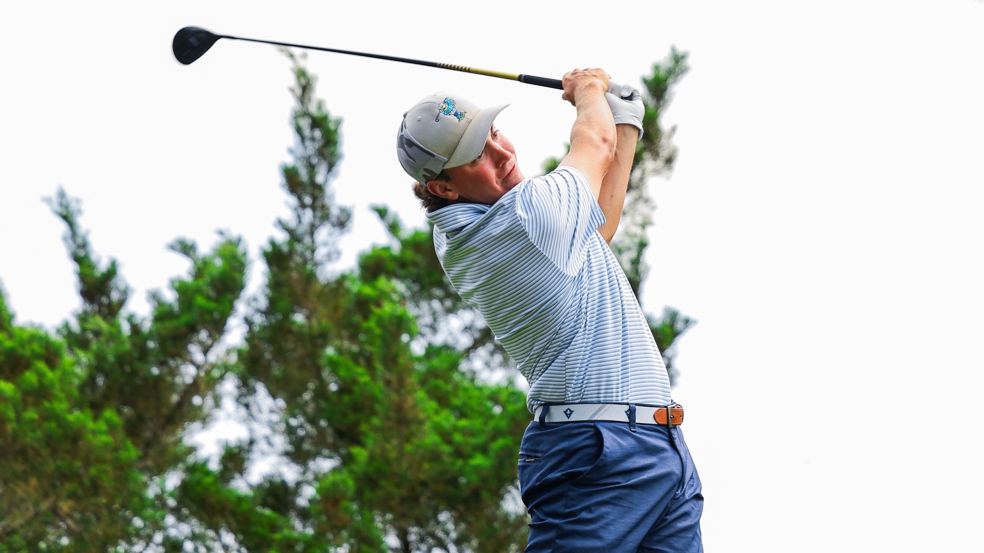 Ethan Boyette takes a swing