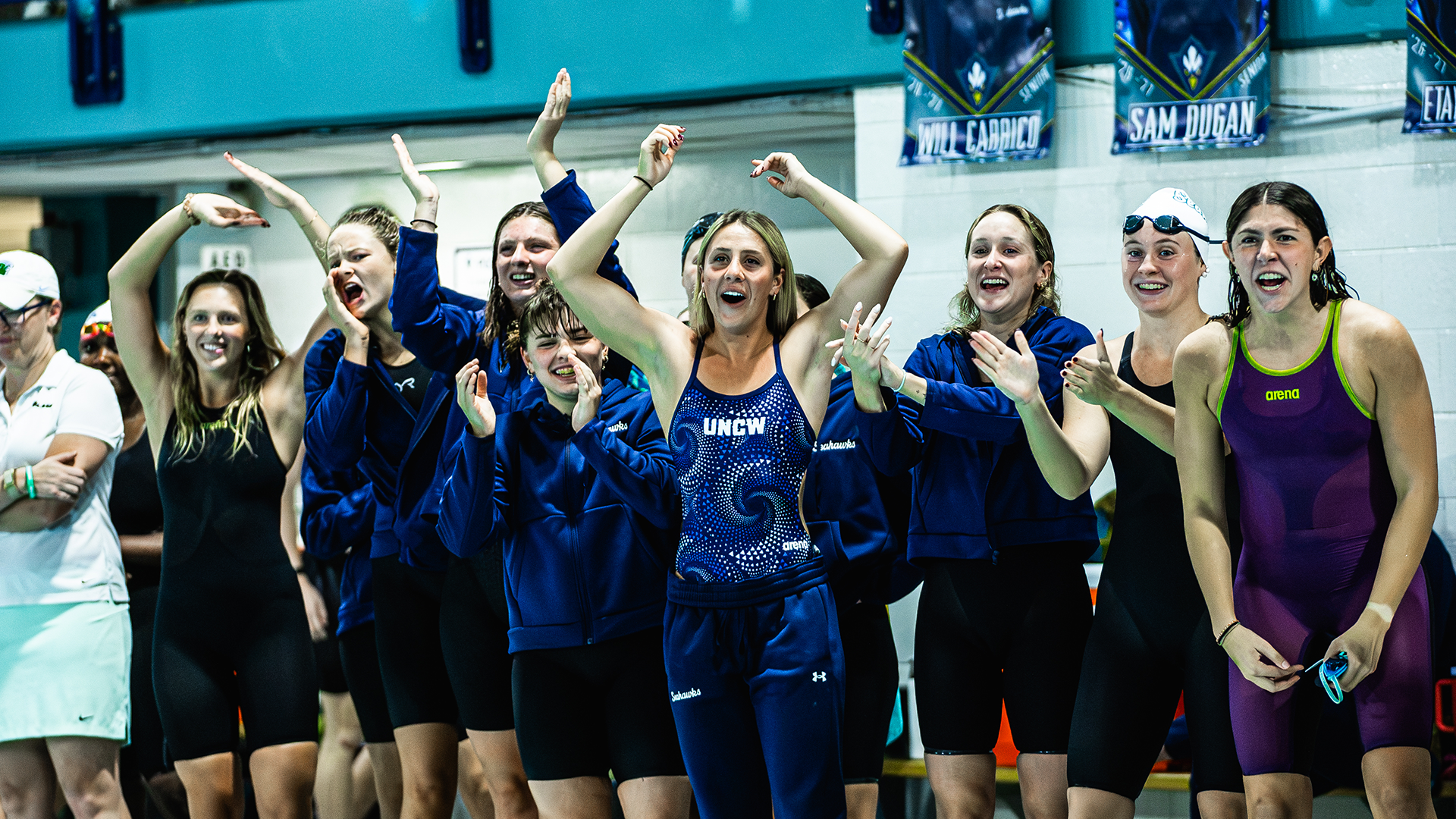 Women's team against Tulane