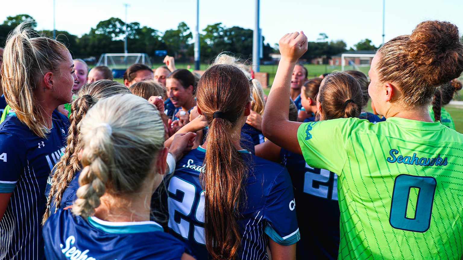 WSOC group huddle