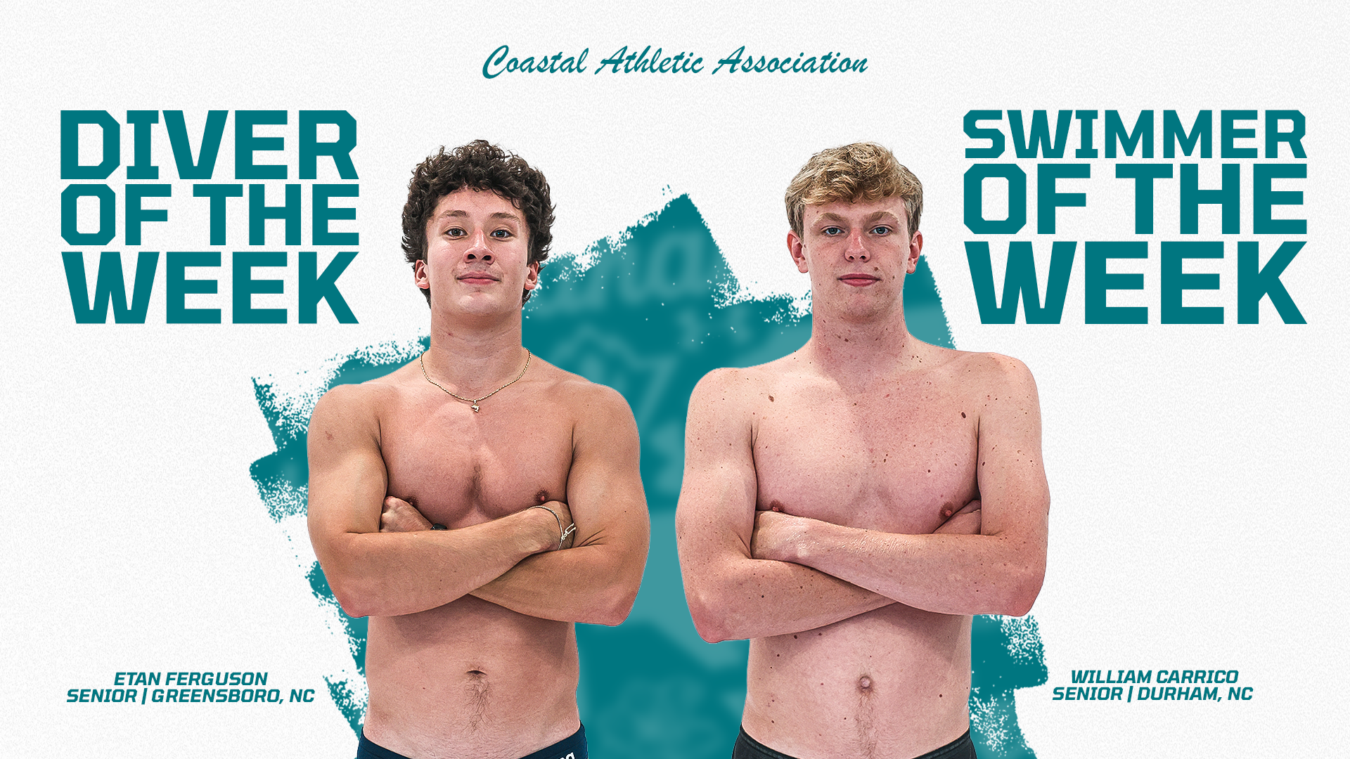 Ferguson and Carrico named CAA honors